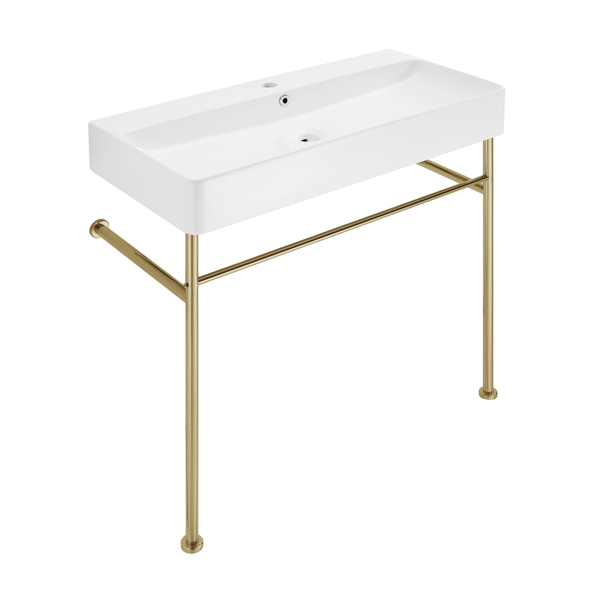Gold / White