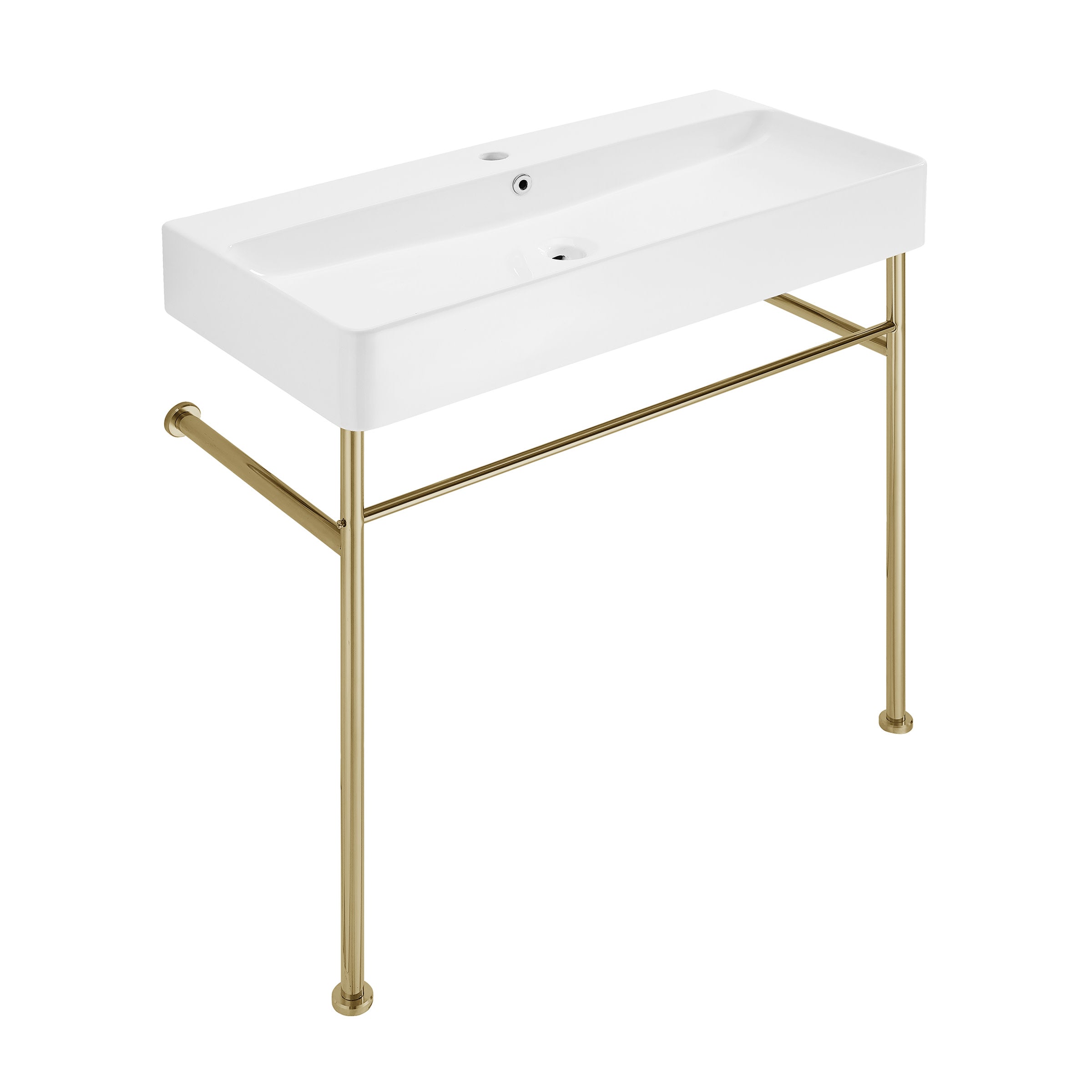 Gold / White