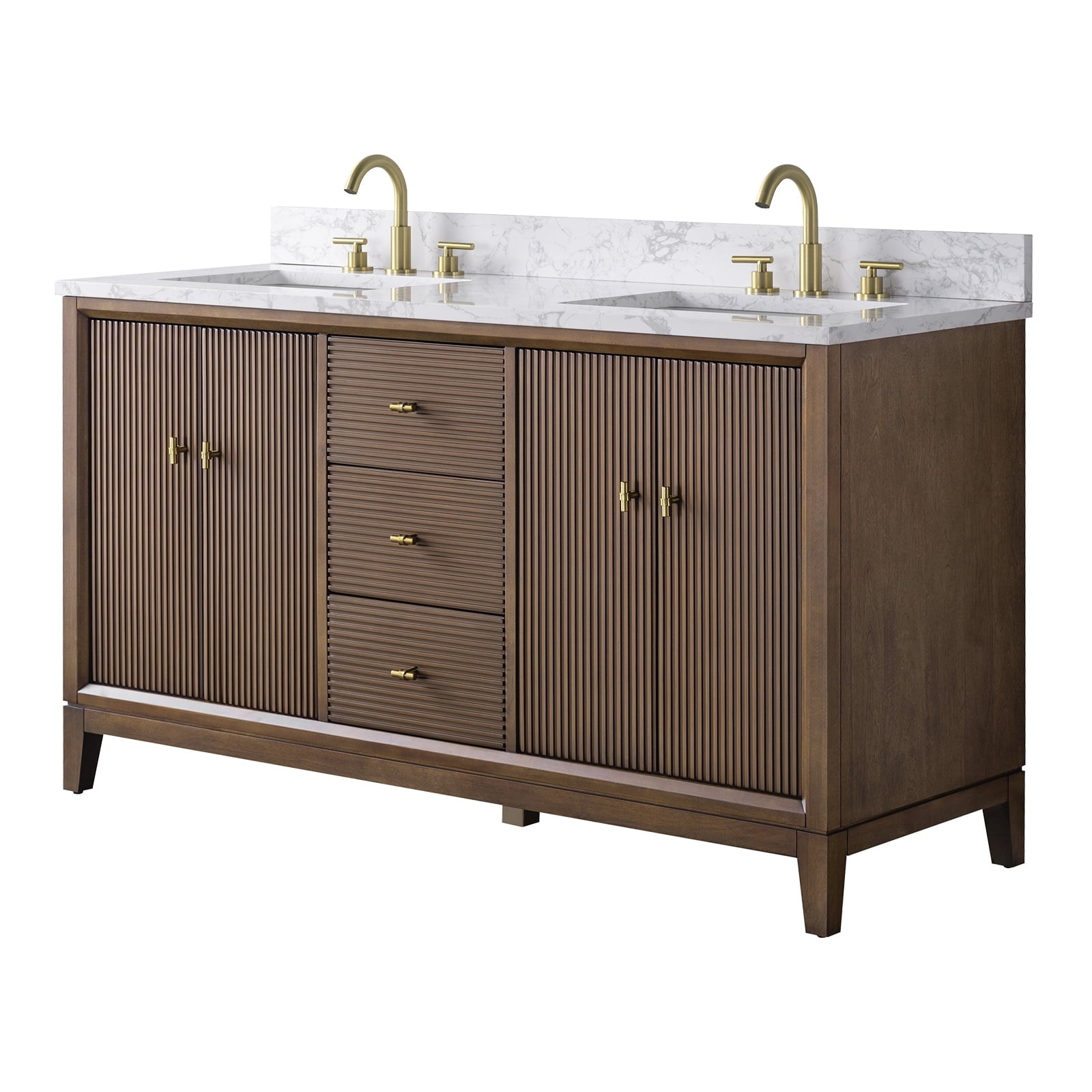Linear Walnut / Golden Brushed