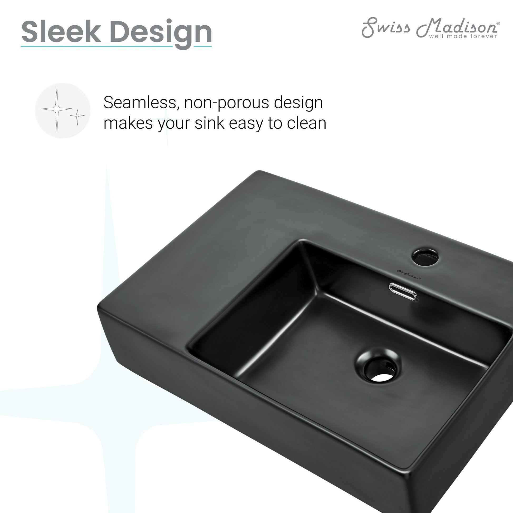 Matte Black / 1-Hole / Right