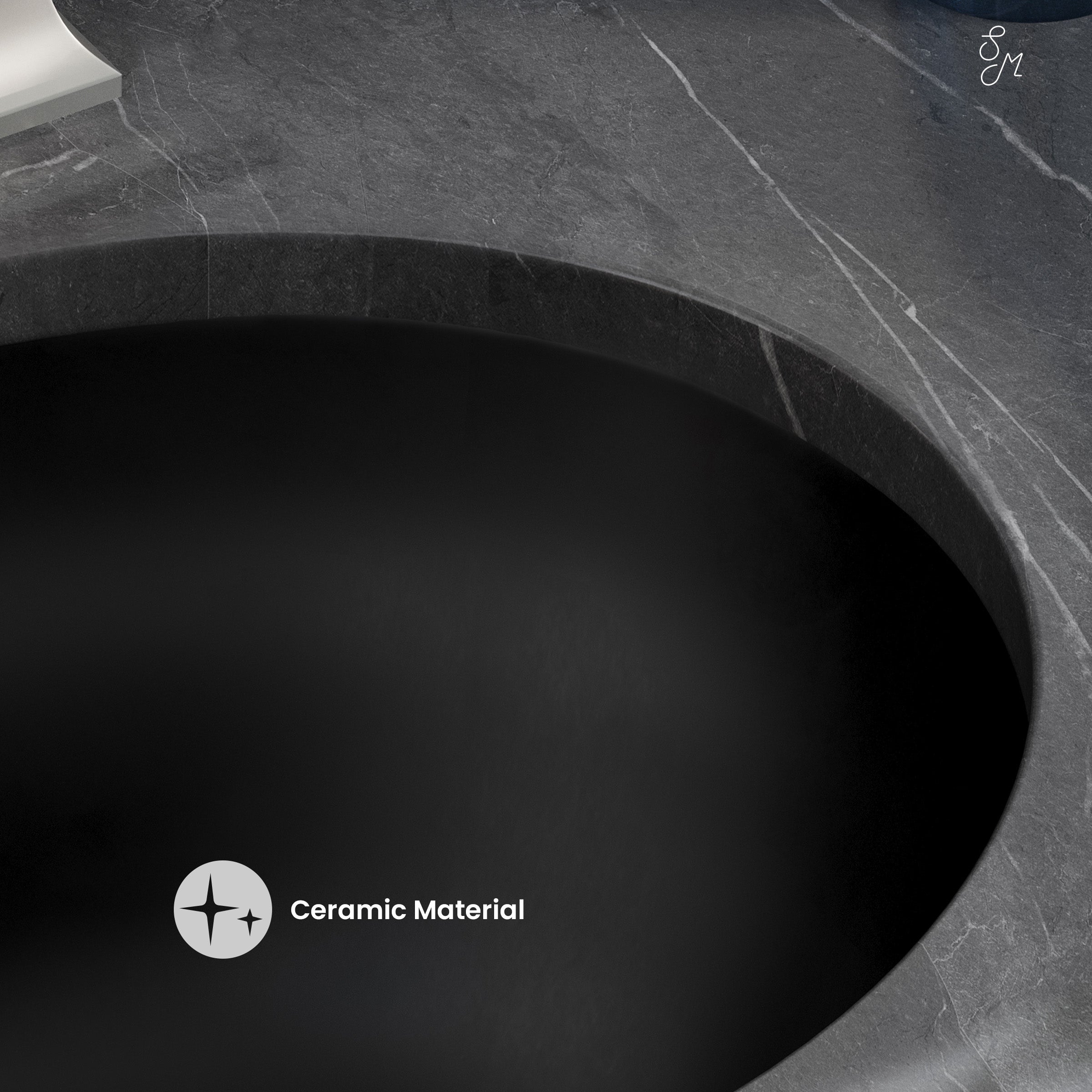 Matte Black / Oval