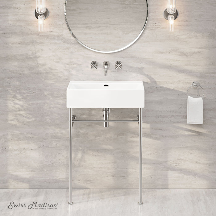 Polished Chrome / White