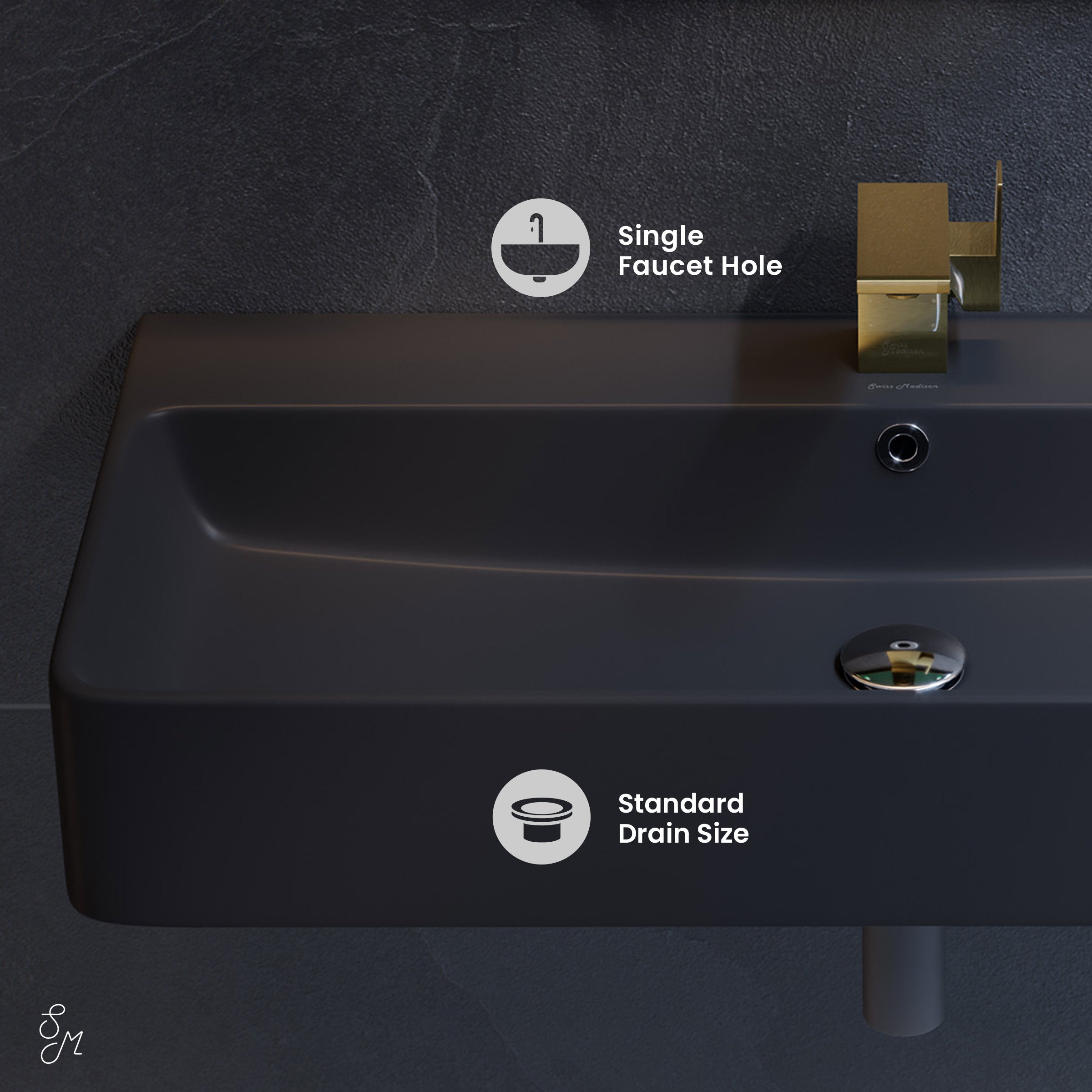 Matte Black / 1-Hole