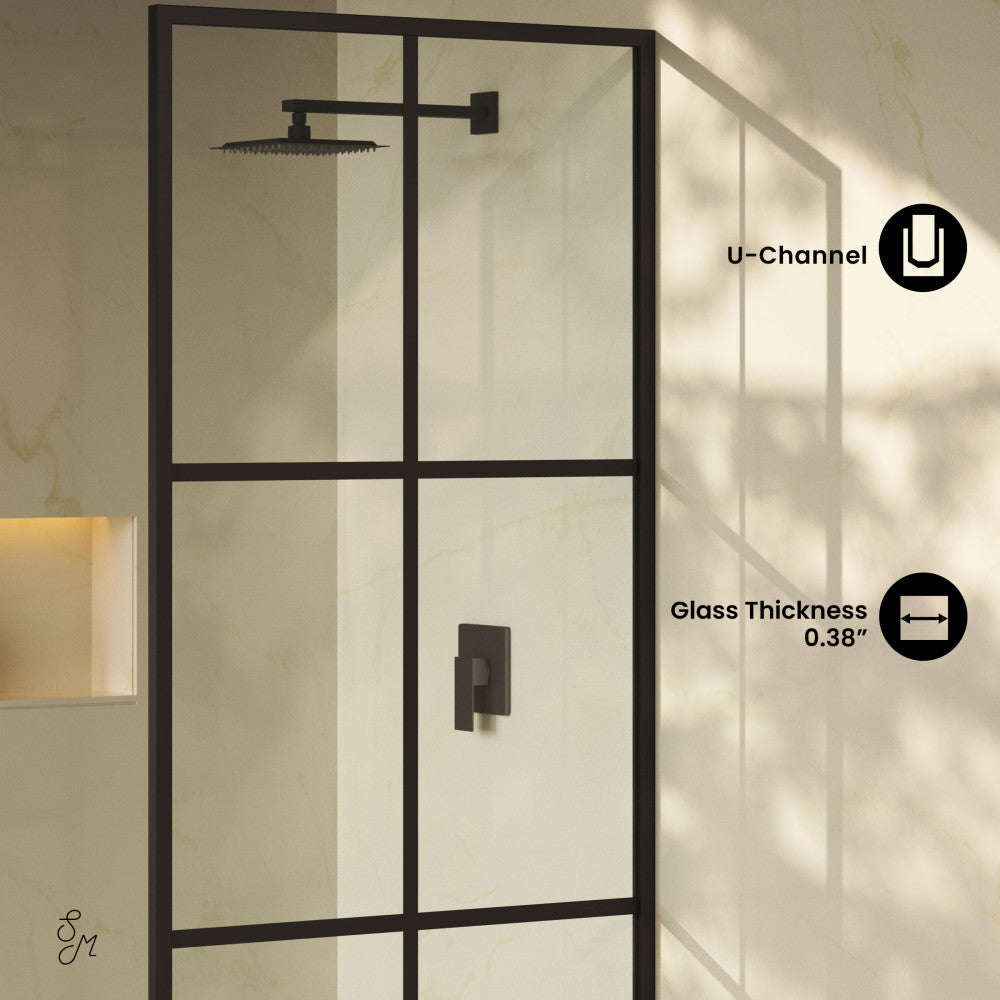 Matte Black / Shower Door