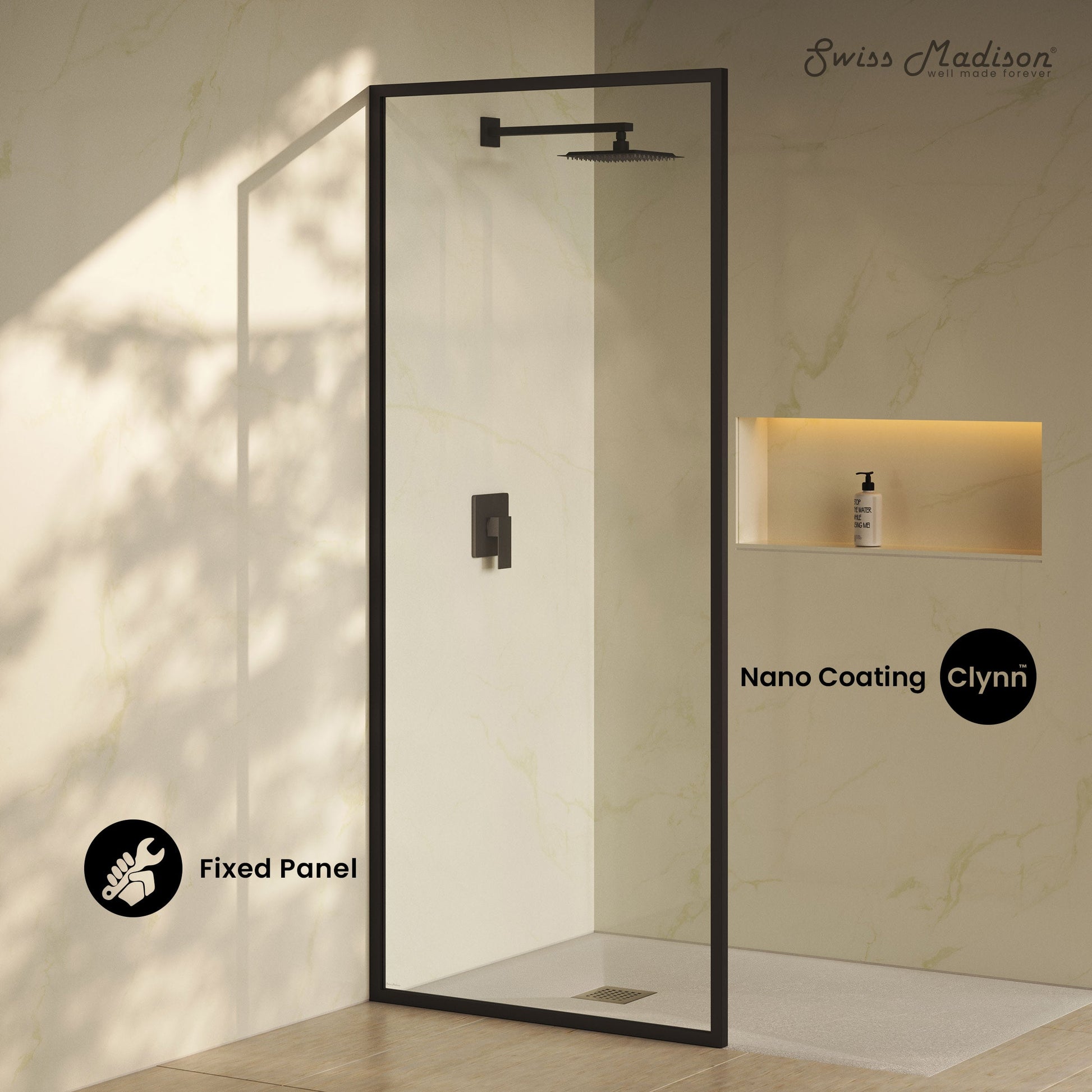 Matte Black / Shower Door