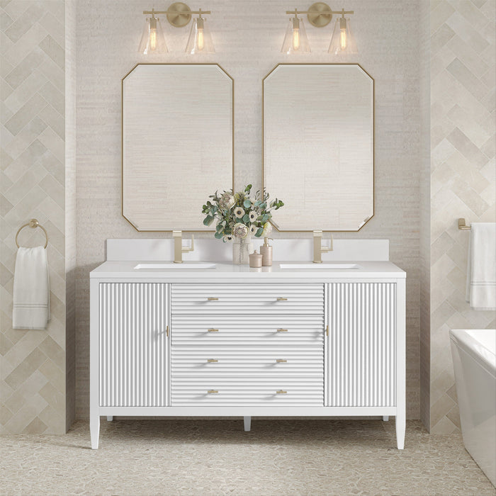 Bright White / White Zeus - 1 Faucet Hole