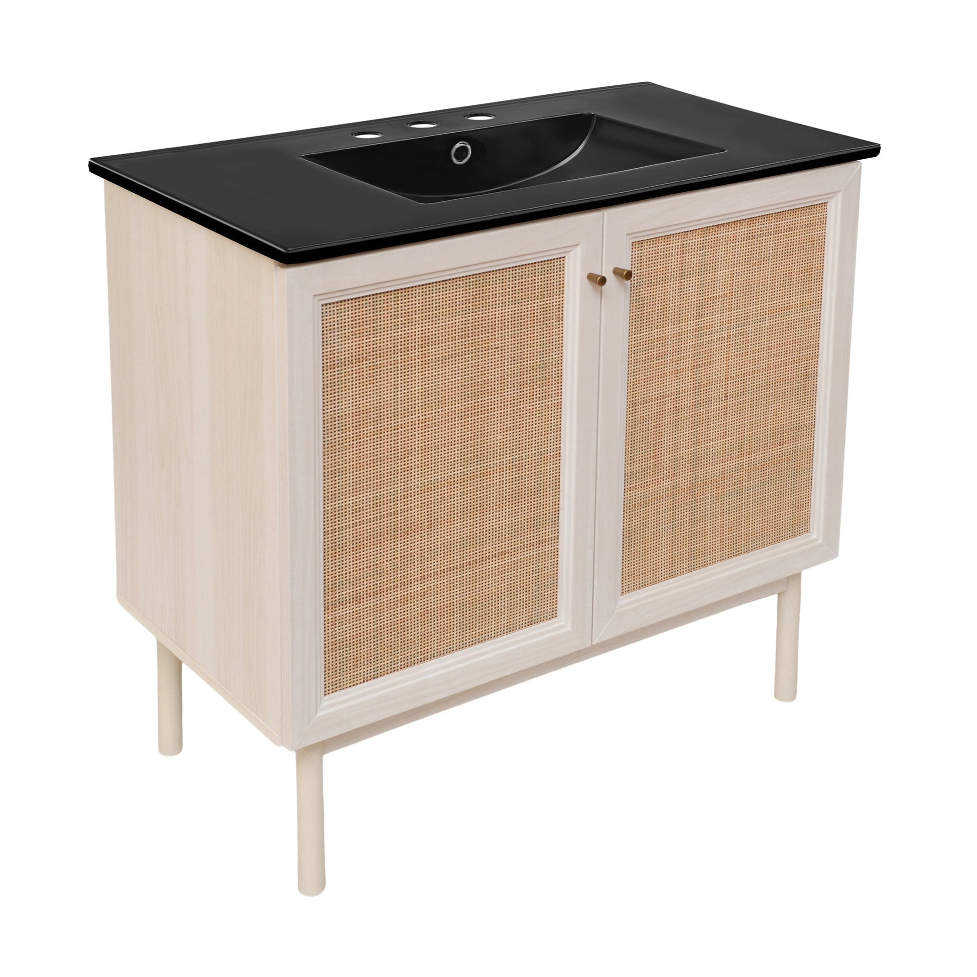 White Oak / White / 3-Hole