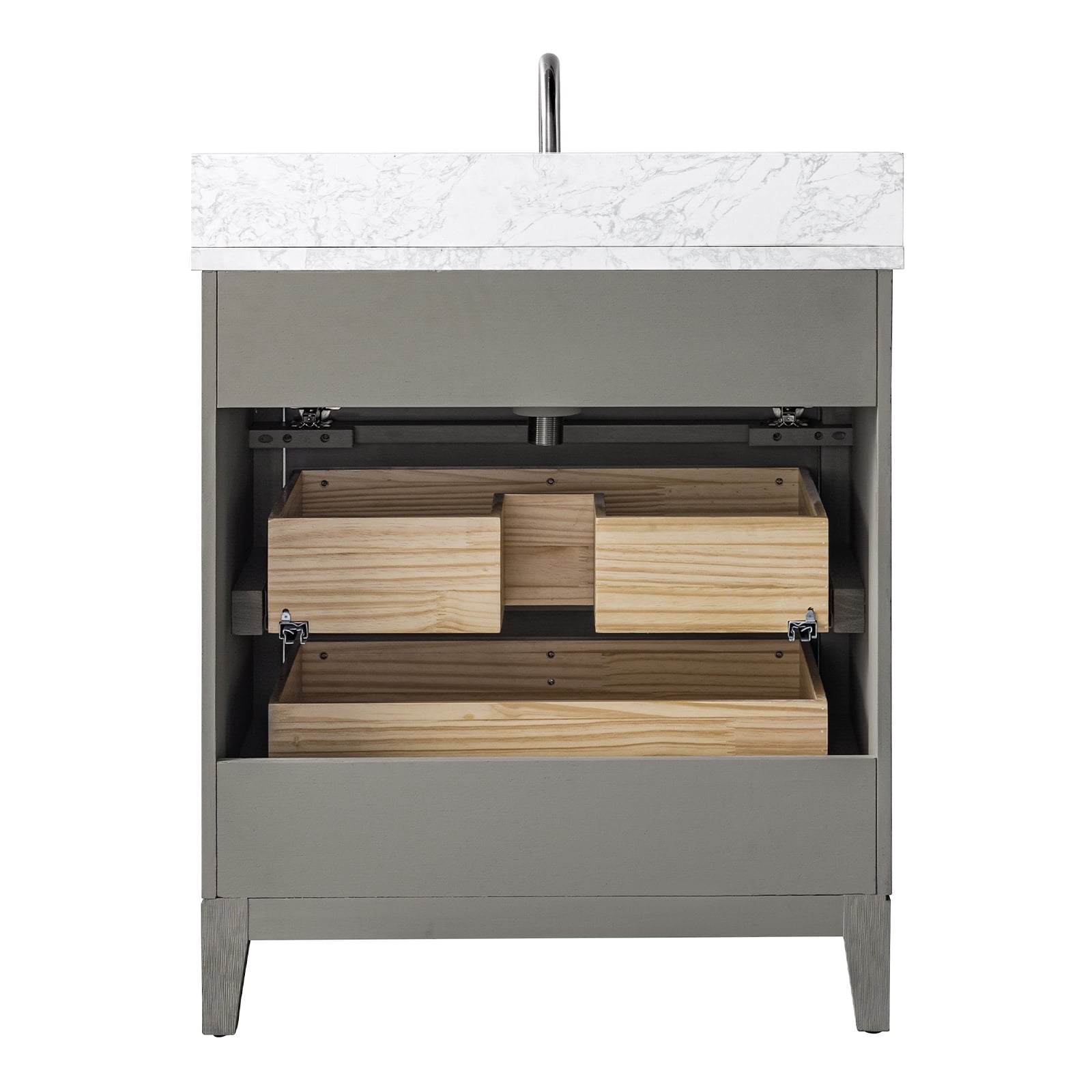 Linear Driftwood Gray / Brushed Nickel