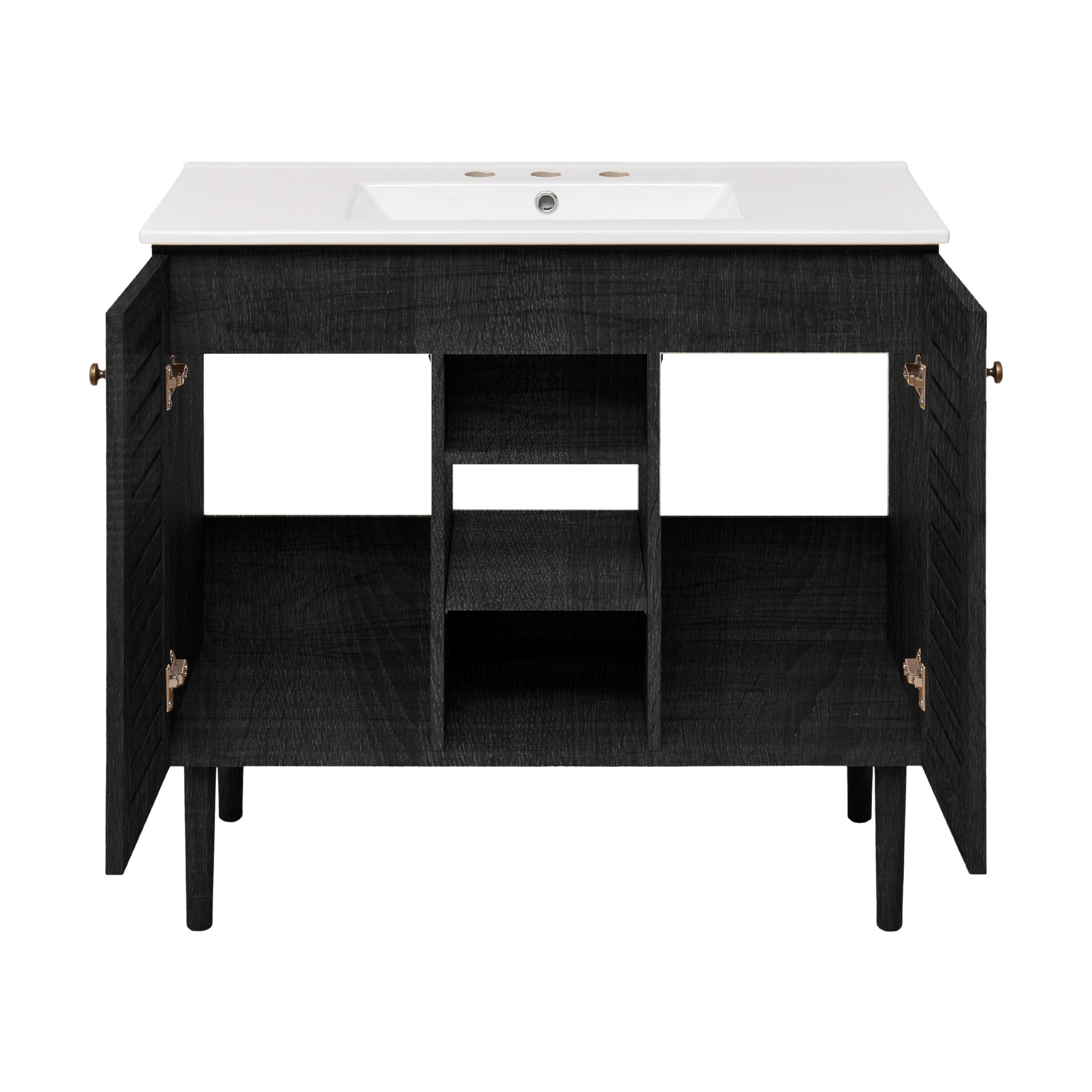Black Oak / White / 3-Hole