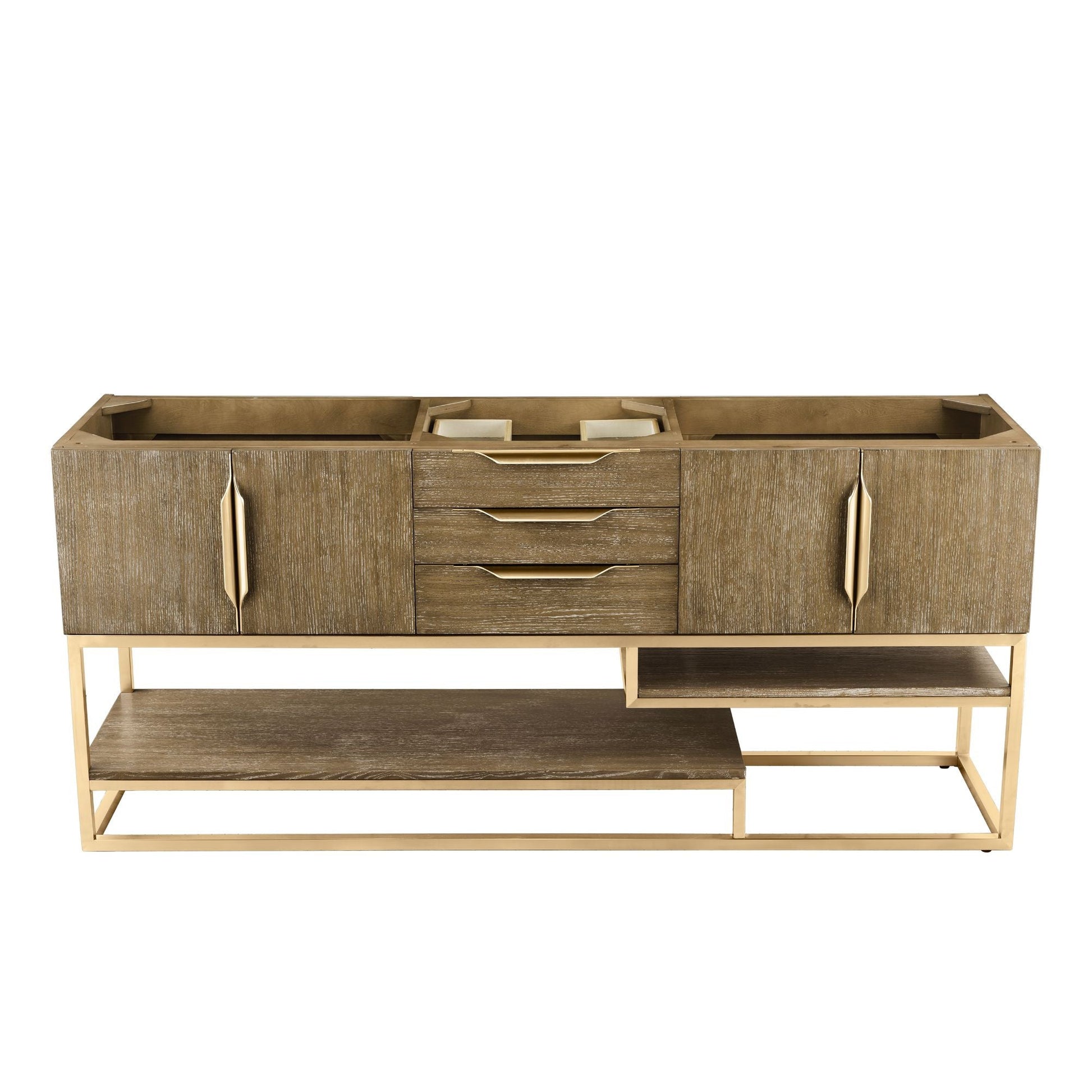 Latte Oak / Radiant Gold - No Countertop