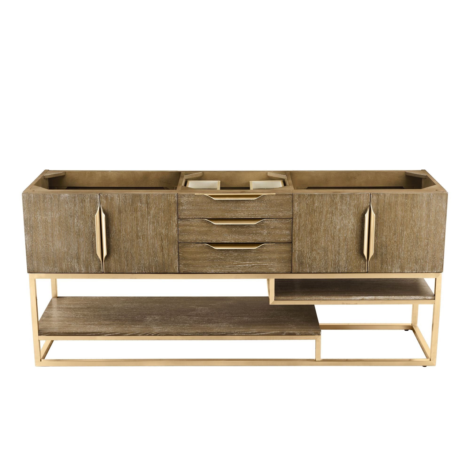 Latte Oak / Radiant Gold - No Countertop