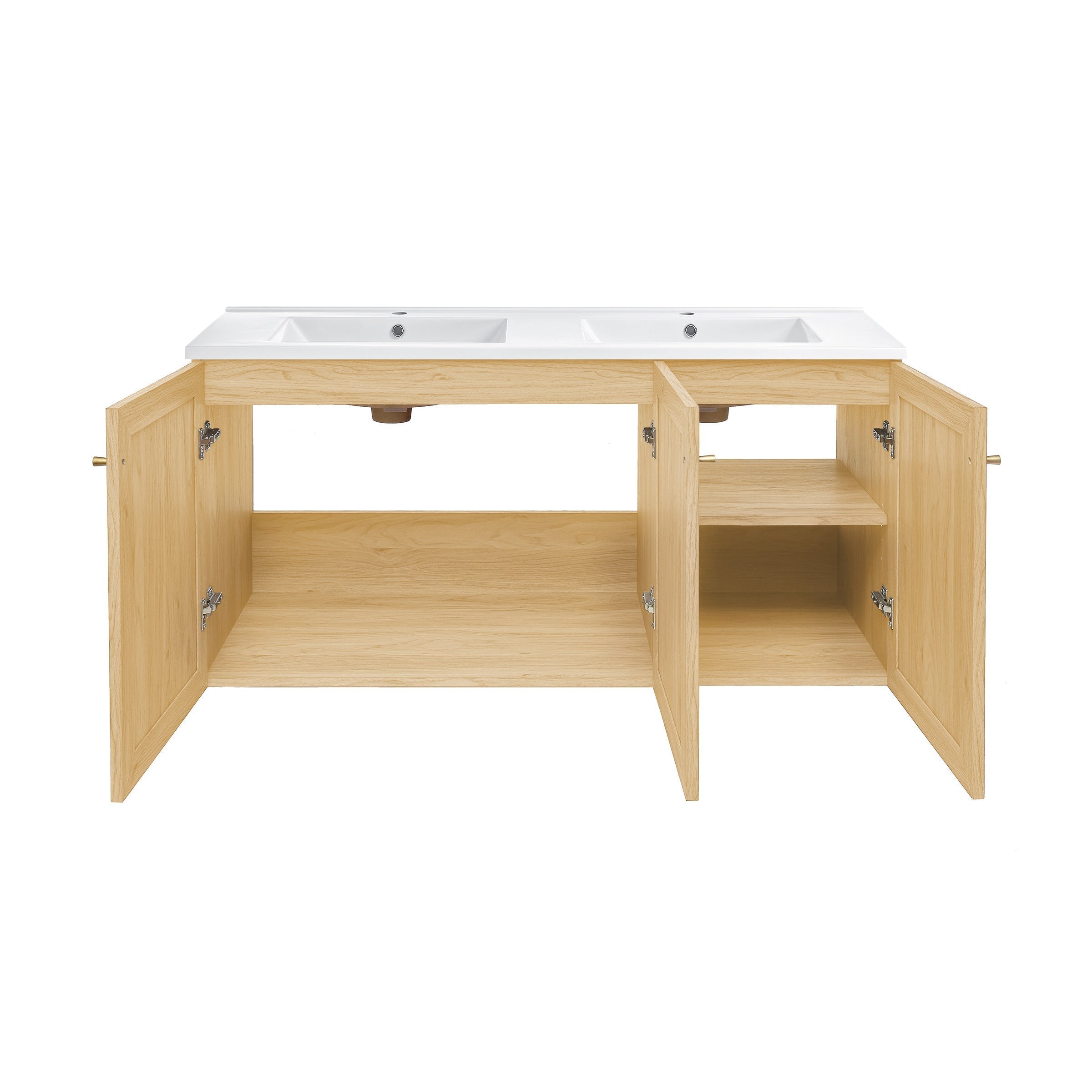 Natural Oak / White / 1-Hole
