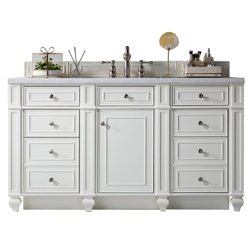 Bright White / Carrara White - 3 Faucet Holes