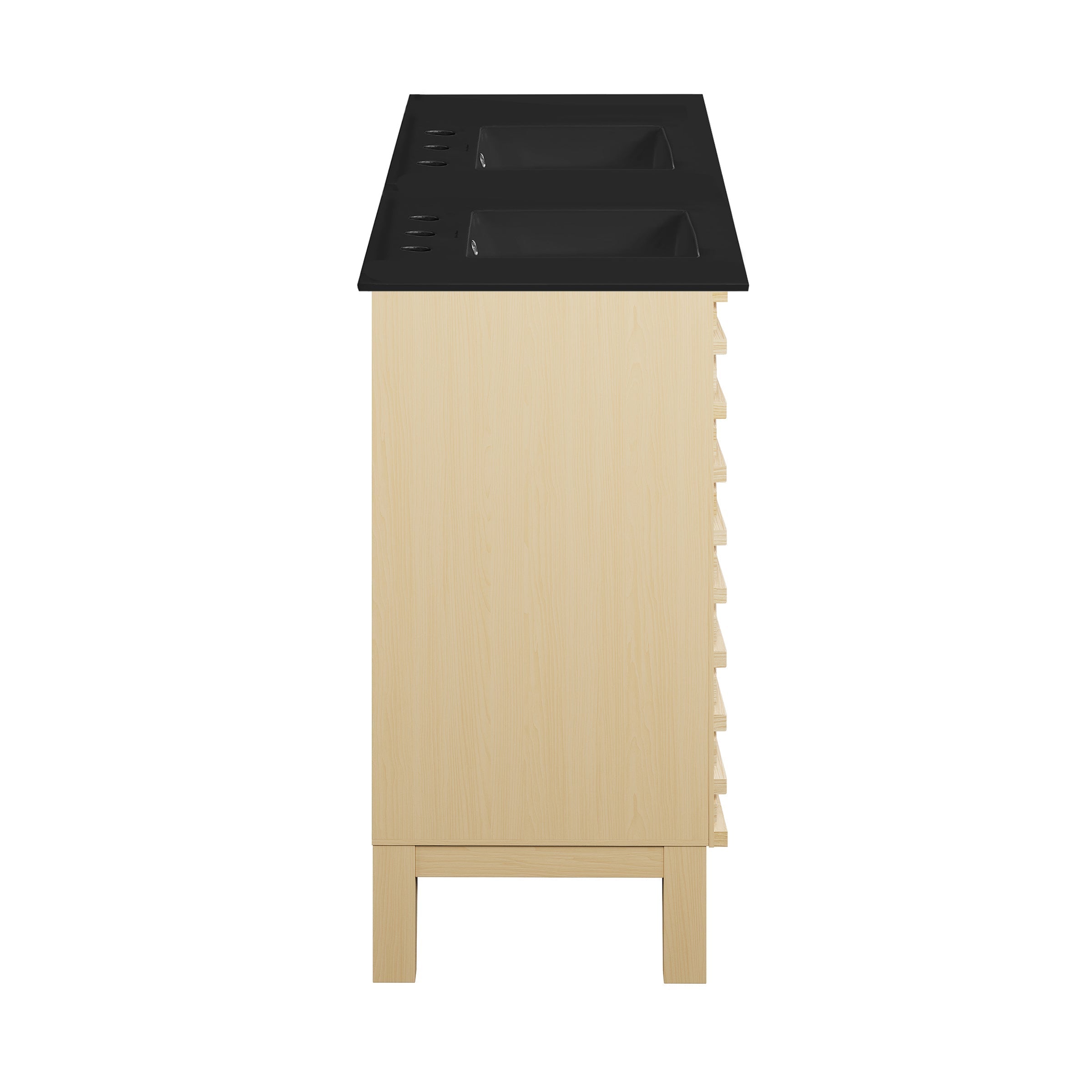 Natural Oak / Matte Black / 3-Hole