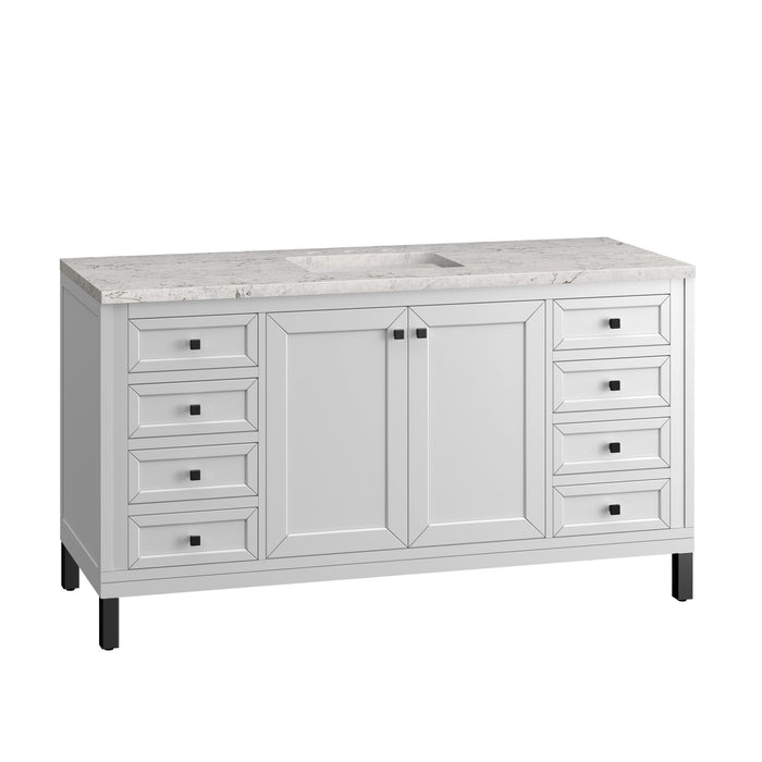 Glossy White / Eternal Jasmine Pearl - 3 Faucet Holes