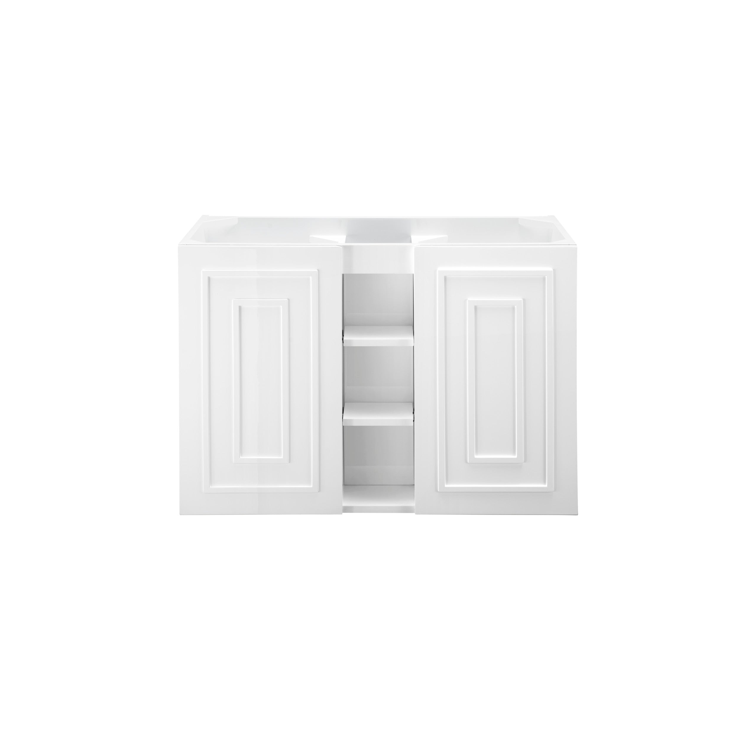 Glossy White / No Countertop