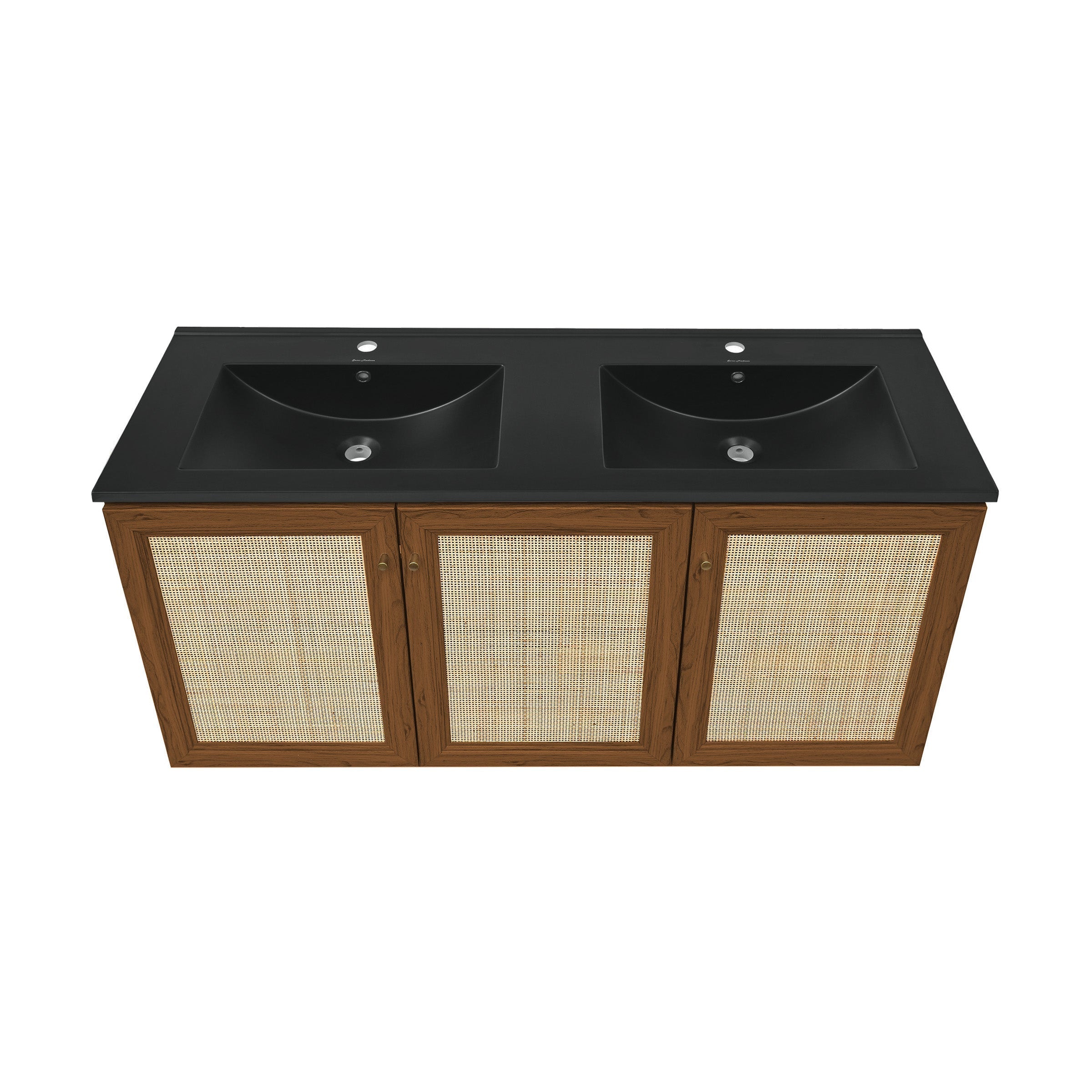Brown Oak / Black / 1-Hole