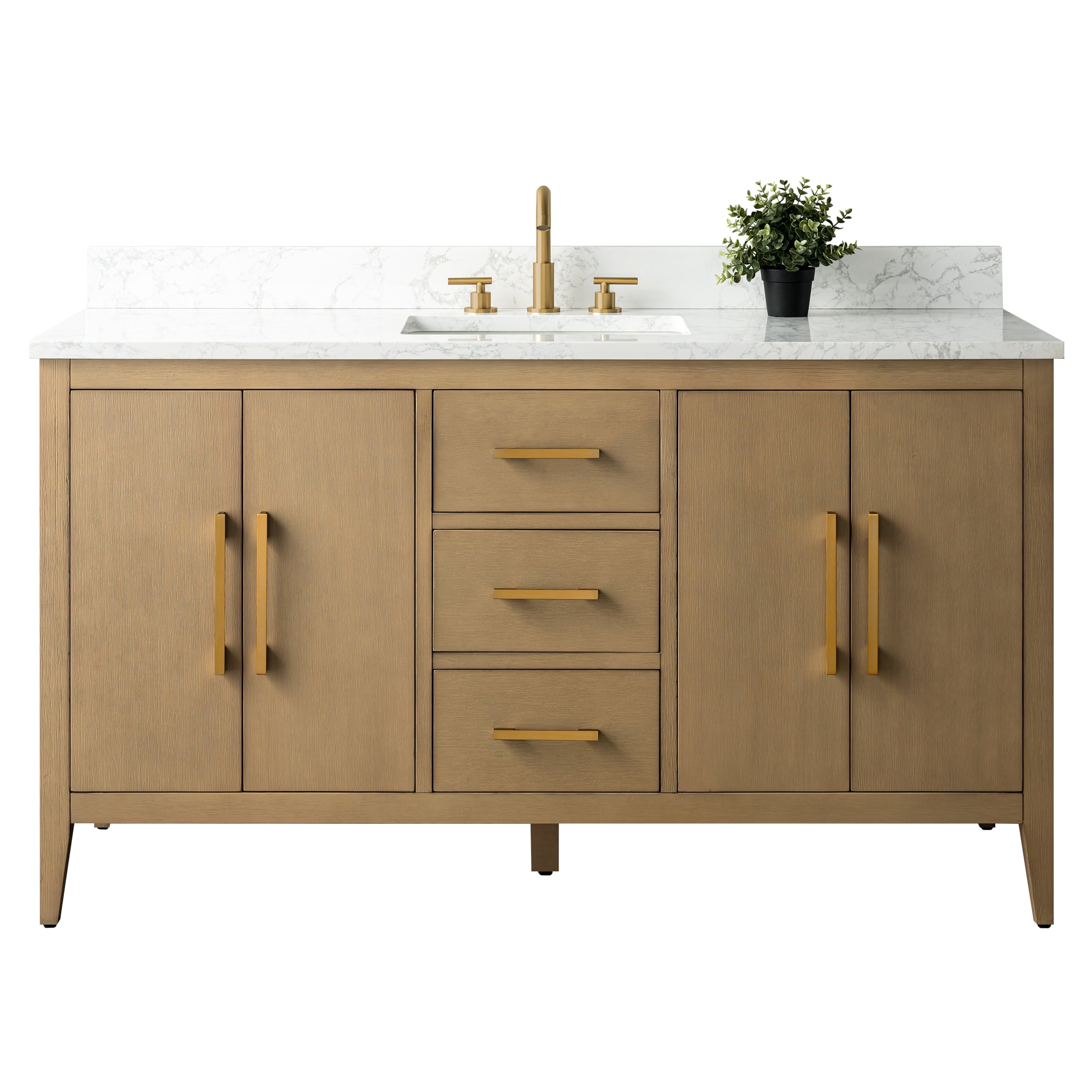 Natural Oak / Golden Brushed