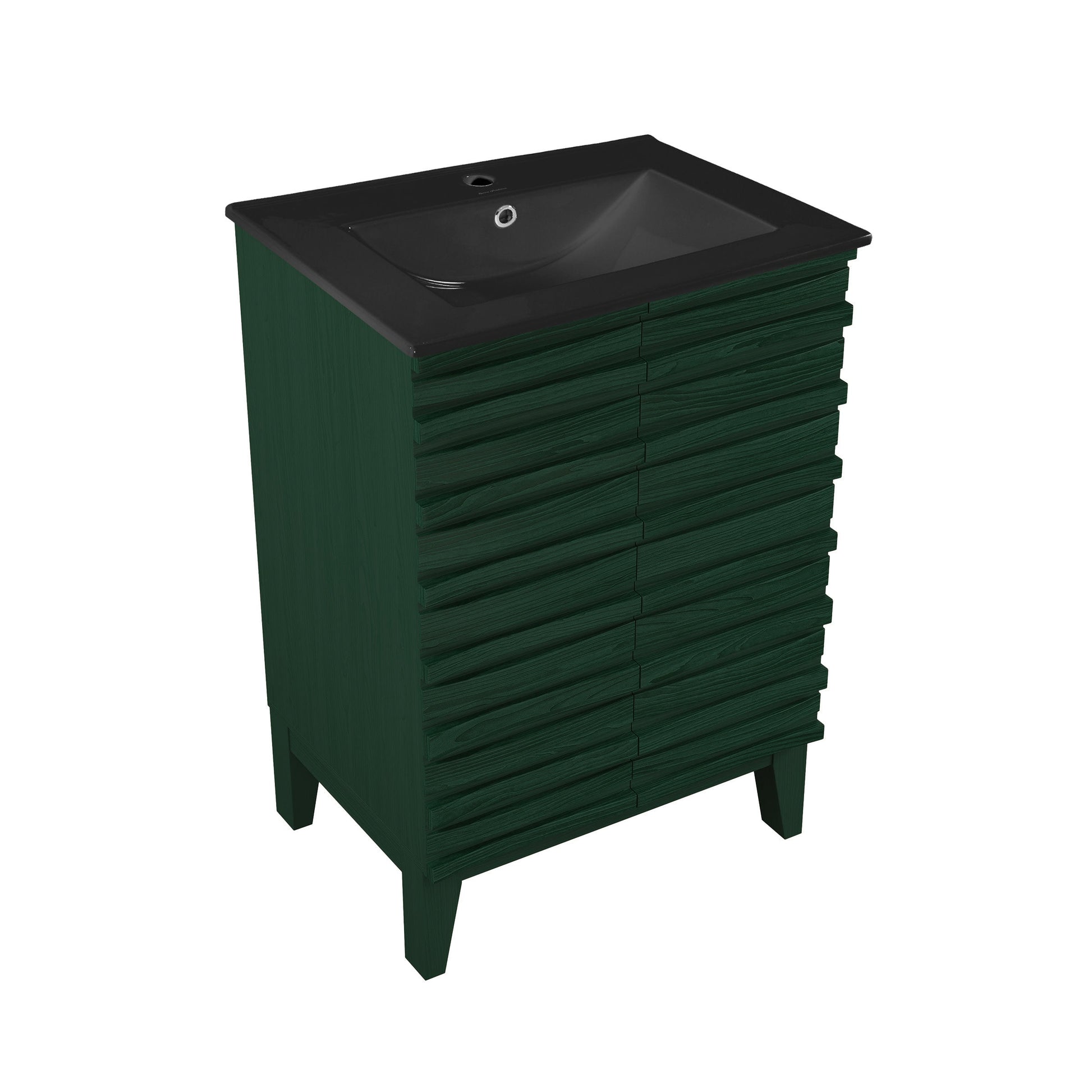 Green Oak / Matte Black / 1-Hole