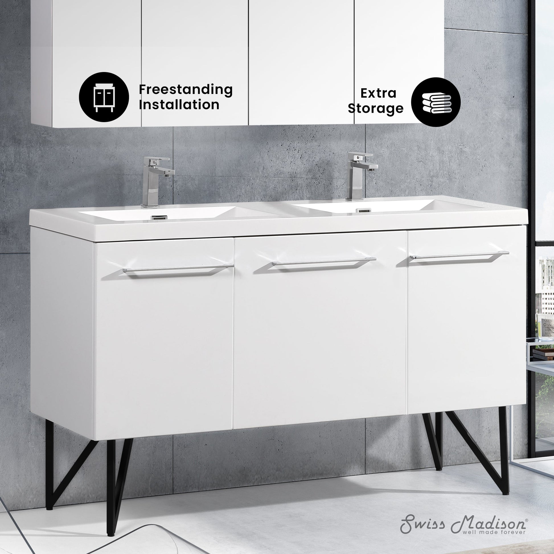 White / White / 1-Hole