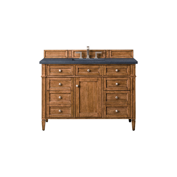 Saddle Brown / Charcoal Soapstone - 3 Faucet Holes