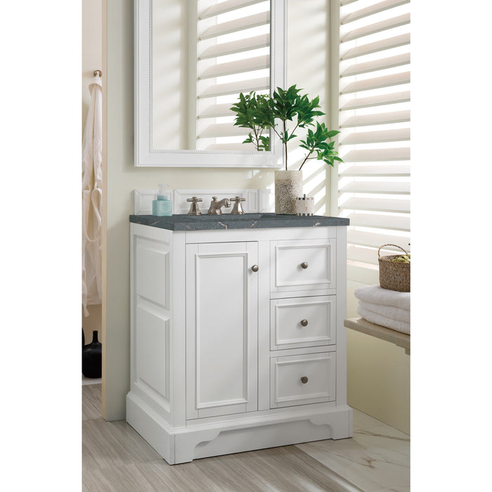 Bright White / Parisien Bleu - 3 Faucet Holes