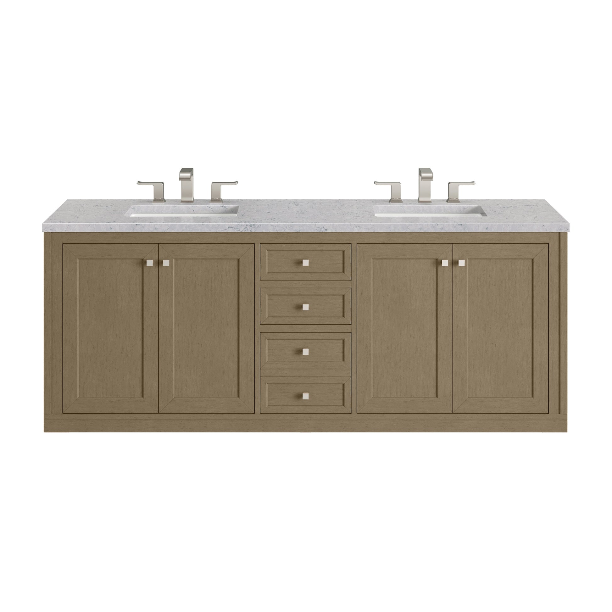Walnut Whisper / Eternal Jasmine Pearl - 3 Faucet Holes