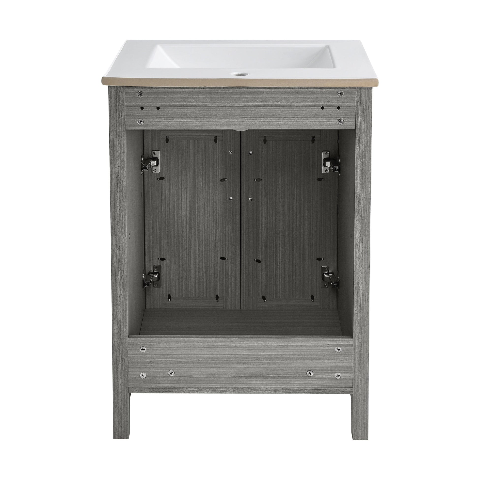 Carbon Gray / White / 1-Hole