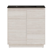White Oak / Black / 1-Hole