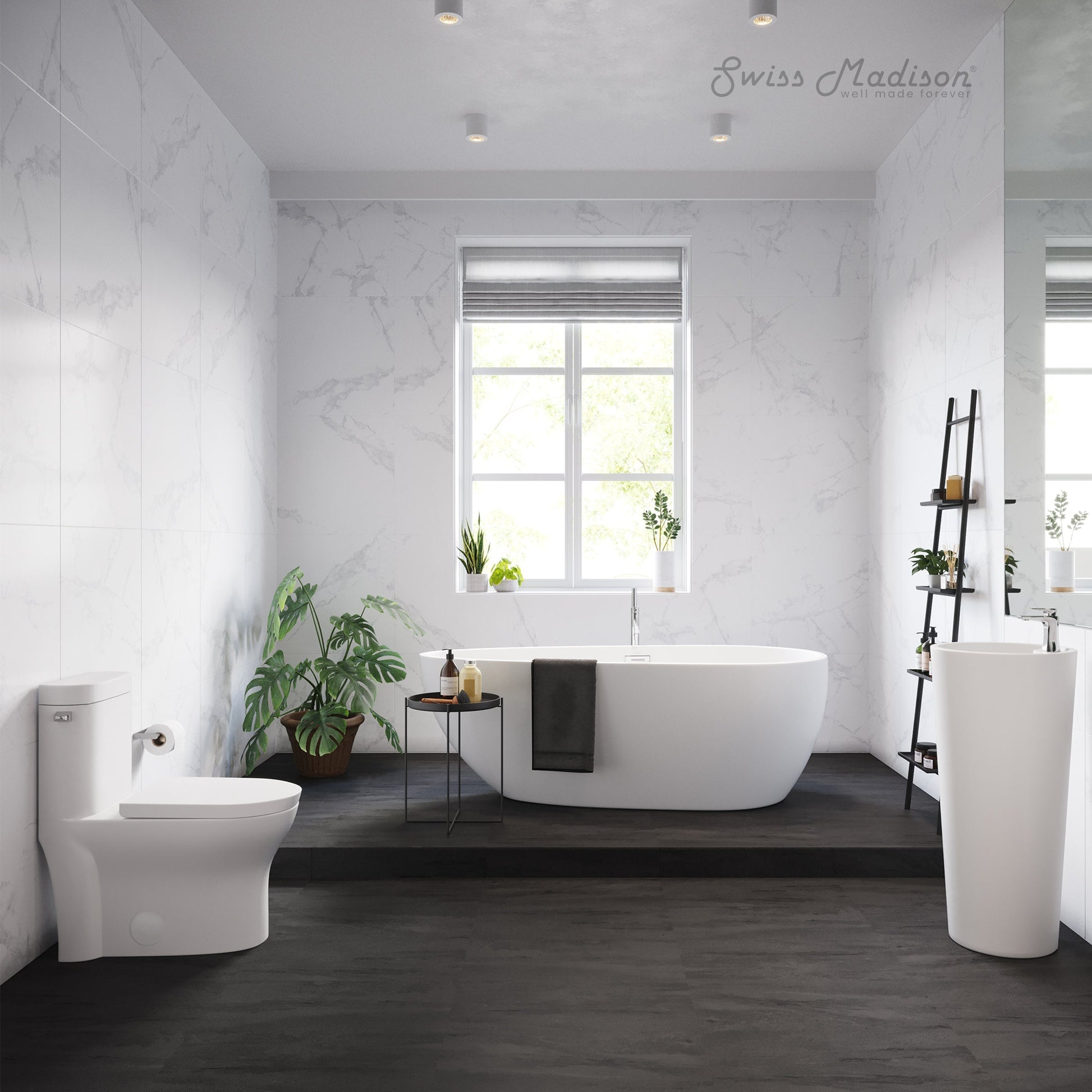 Glossy White / Single - Left