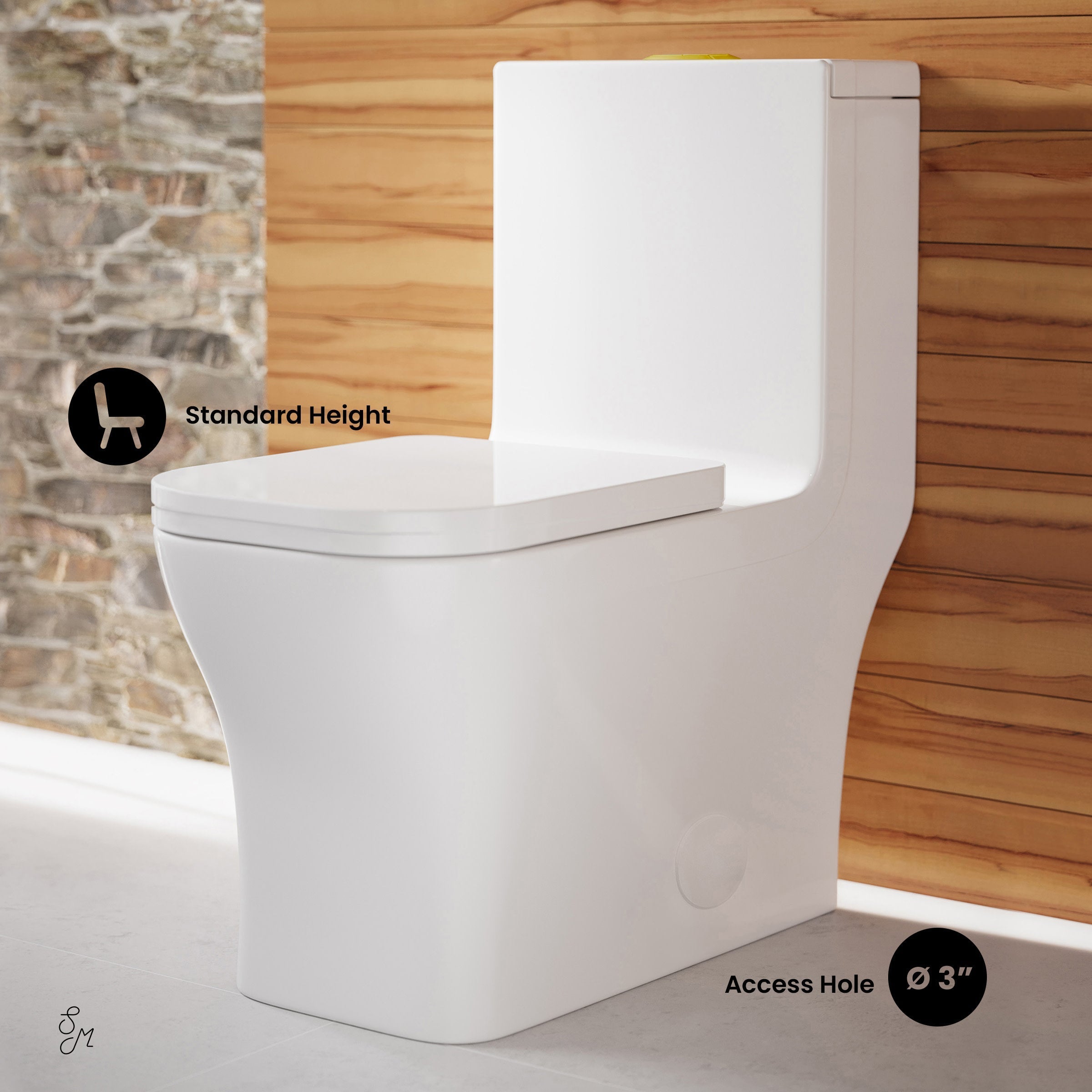 Glossy White / Dual - Top / Gold