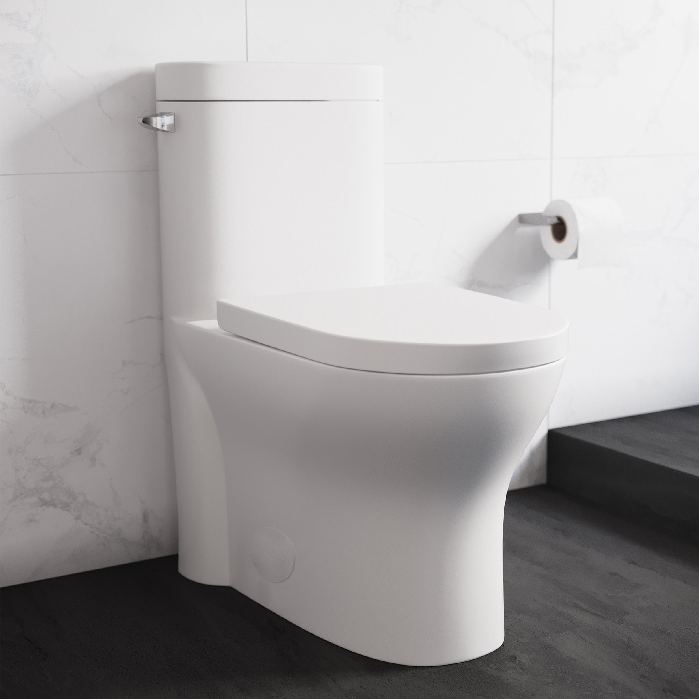 Glossy White / Single - Left