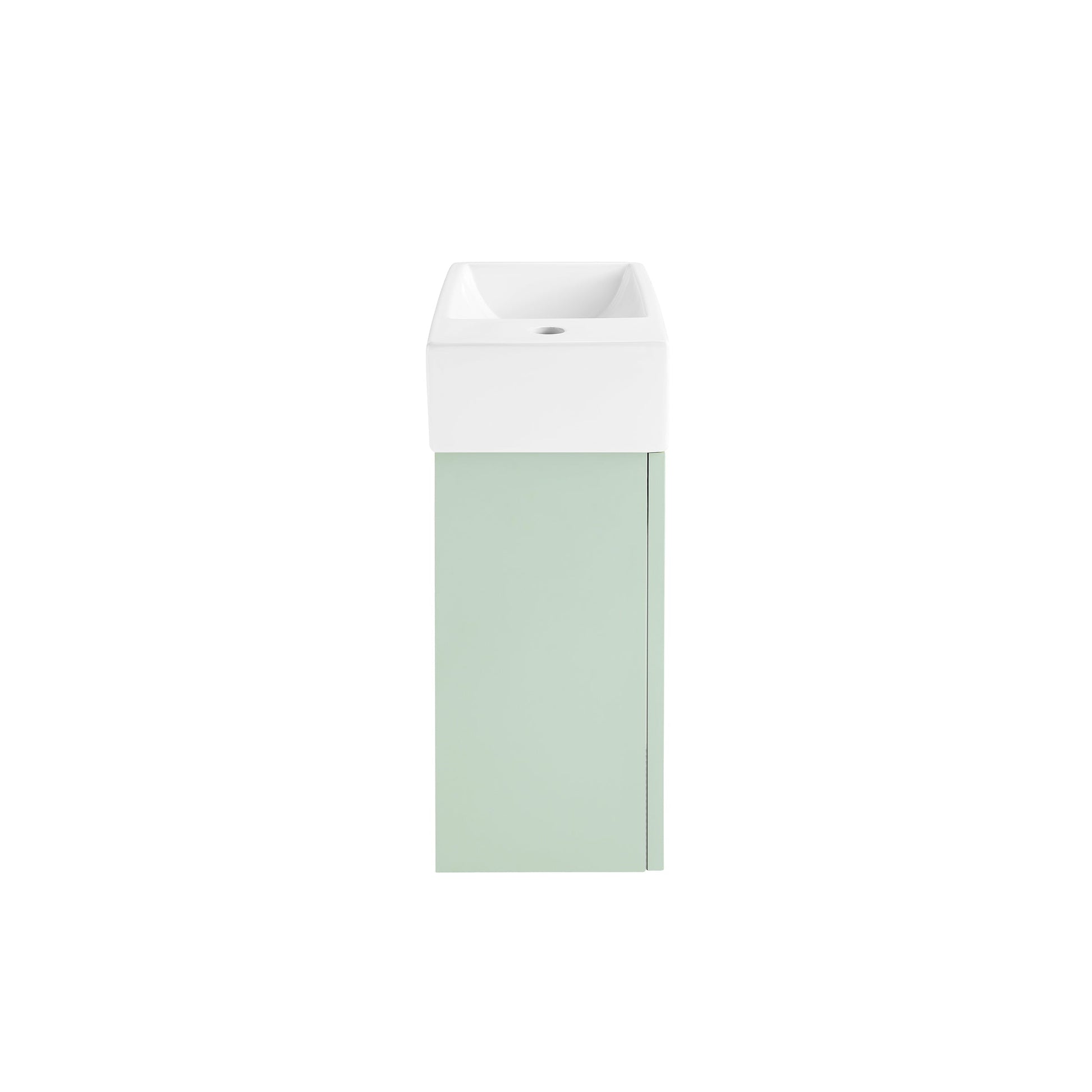 Mint / White / 1-Hole
