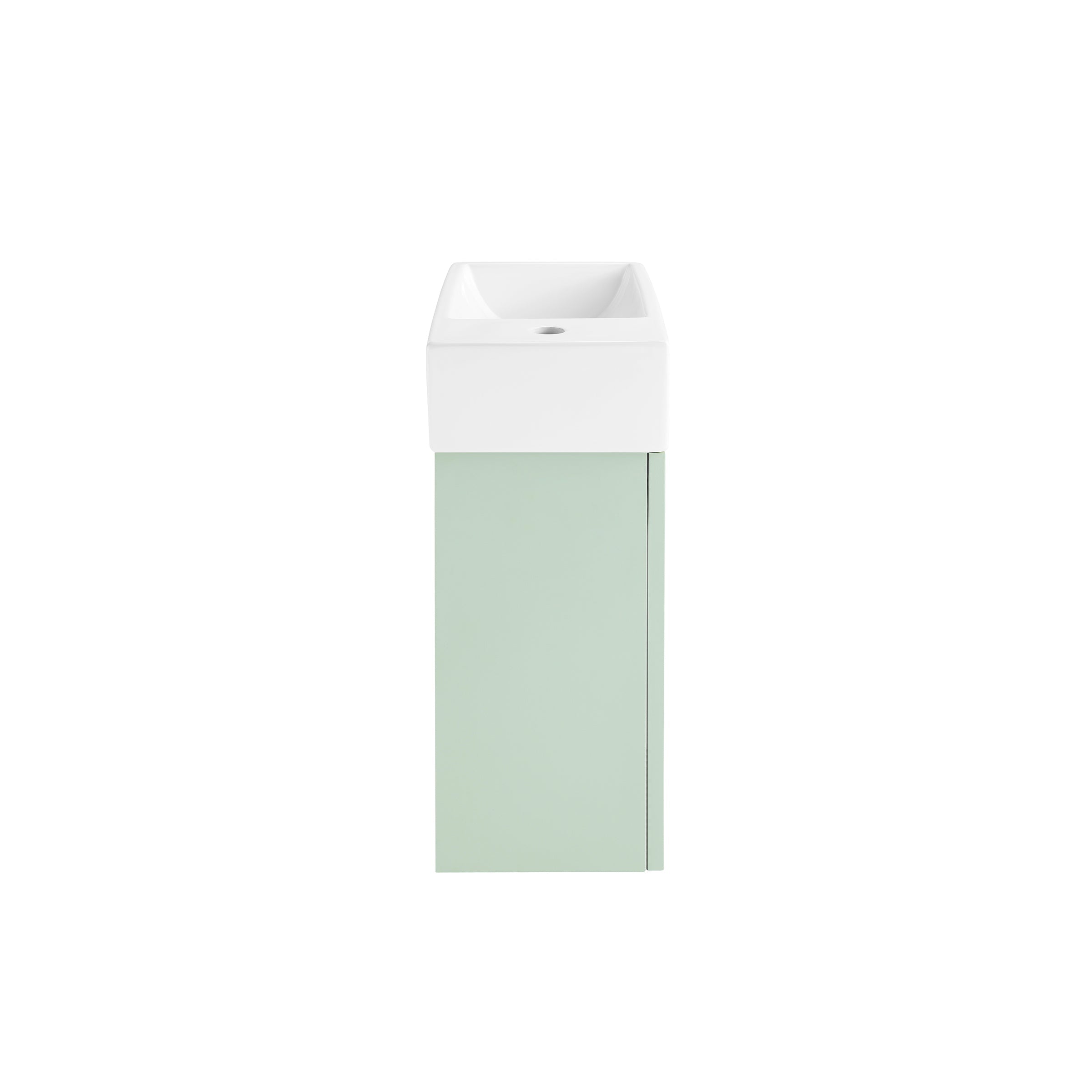 Mint / White / 1-Hole