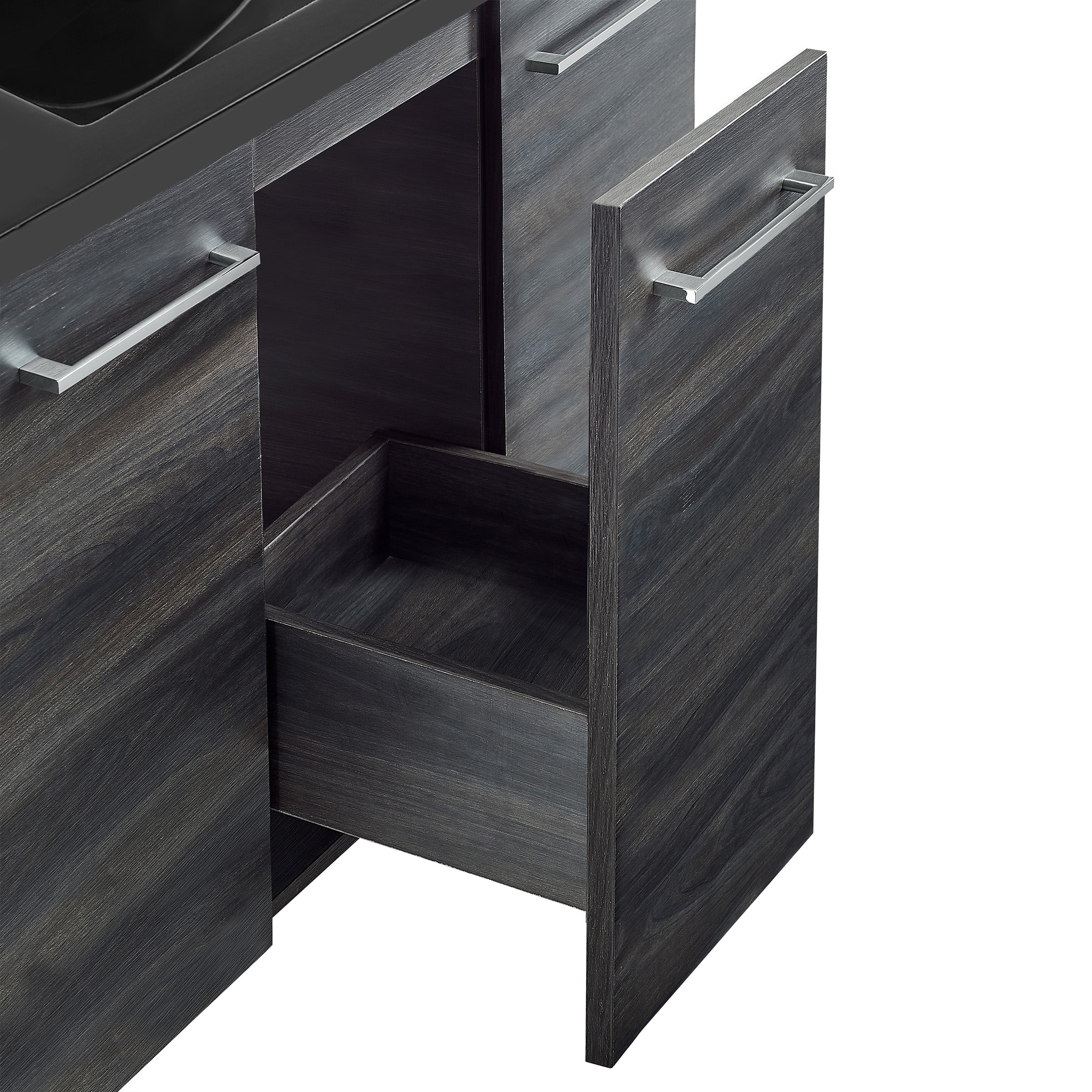 Black Walnut / Matte Black / 1-Hole