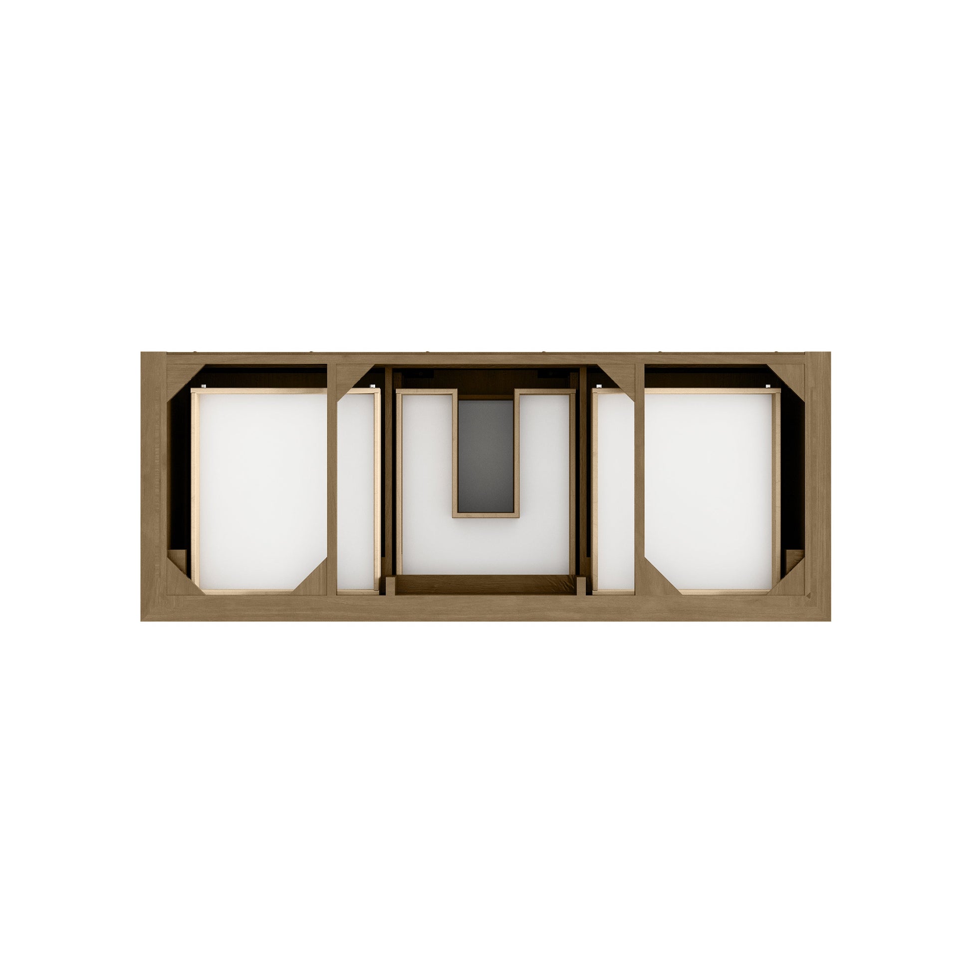 Honey Oak / No Countertop