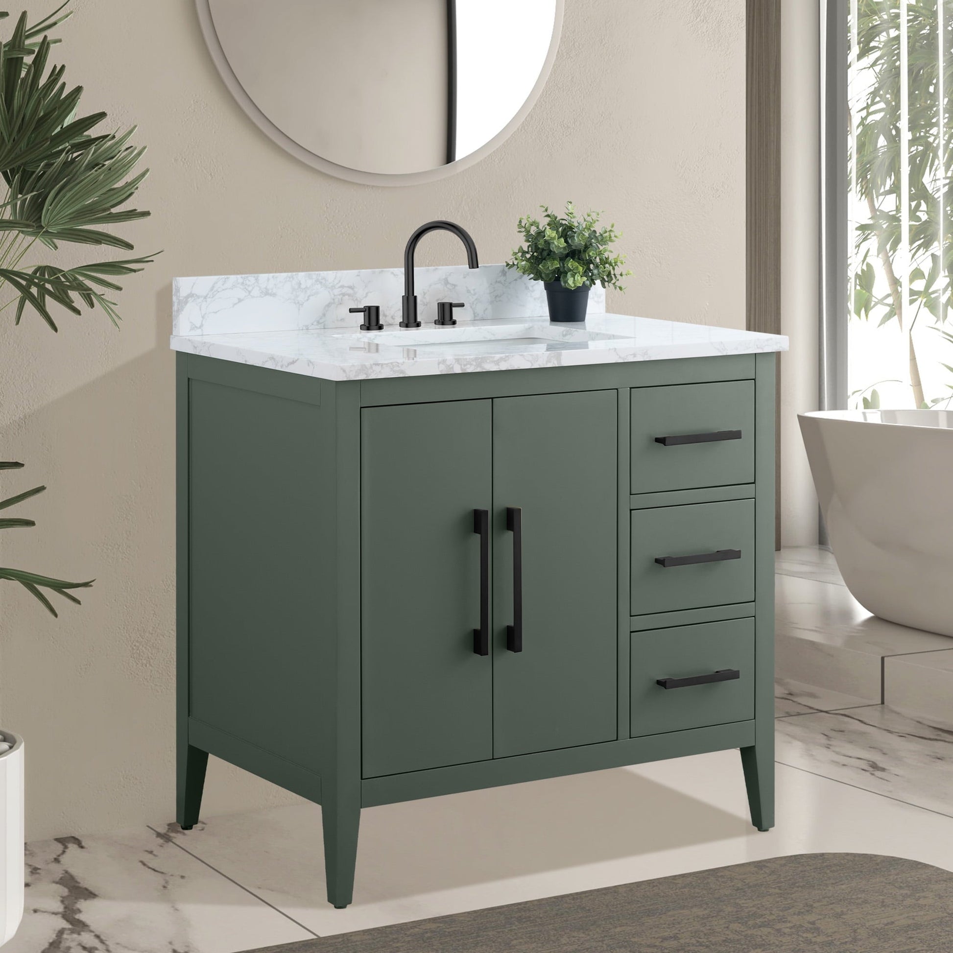 Vintage Green / Matte Black
