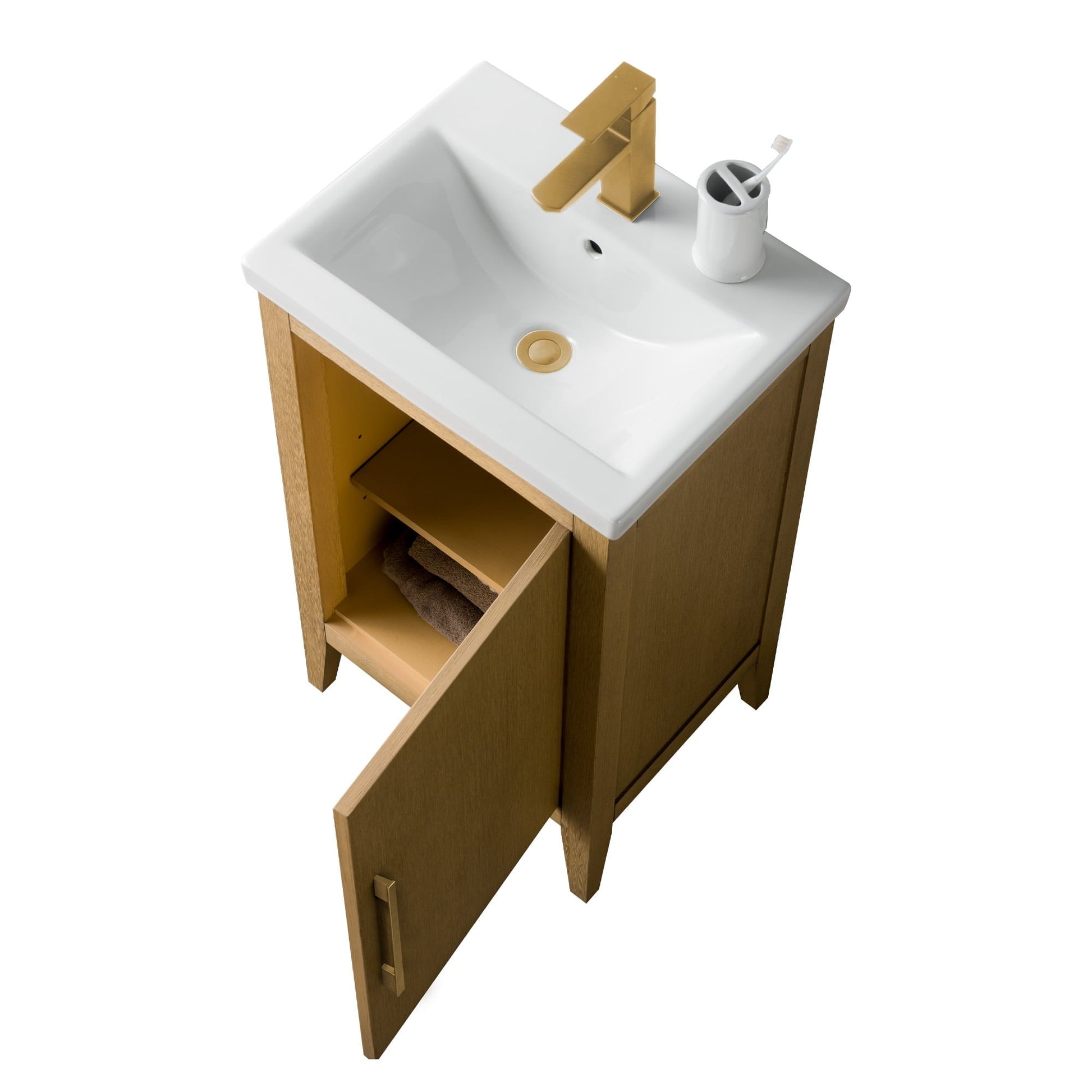 Natural Oak / Golden Brushed