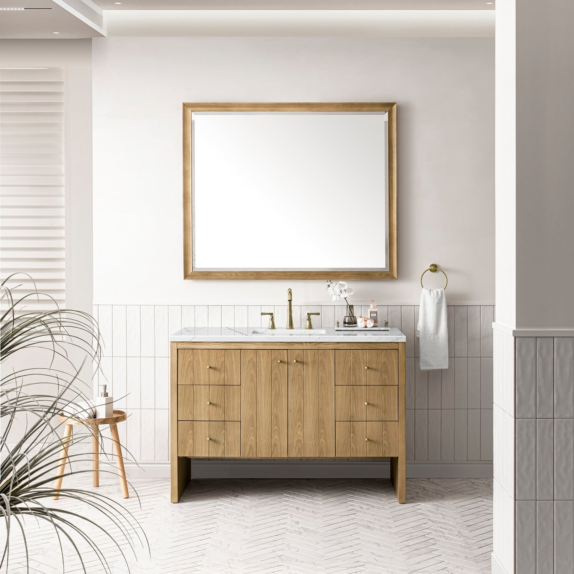 Light Natural Oak / Ethereal Noctis - 3 Faucet Holes
