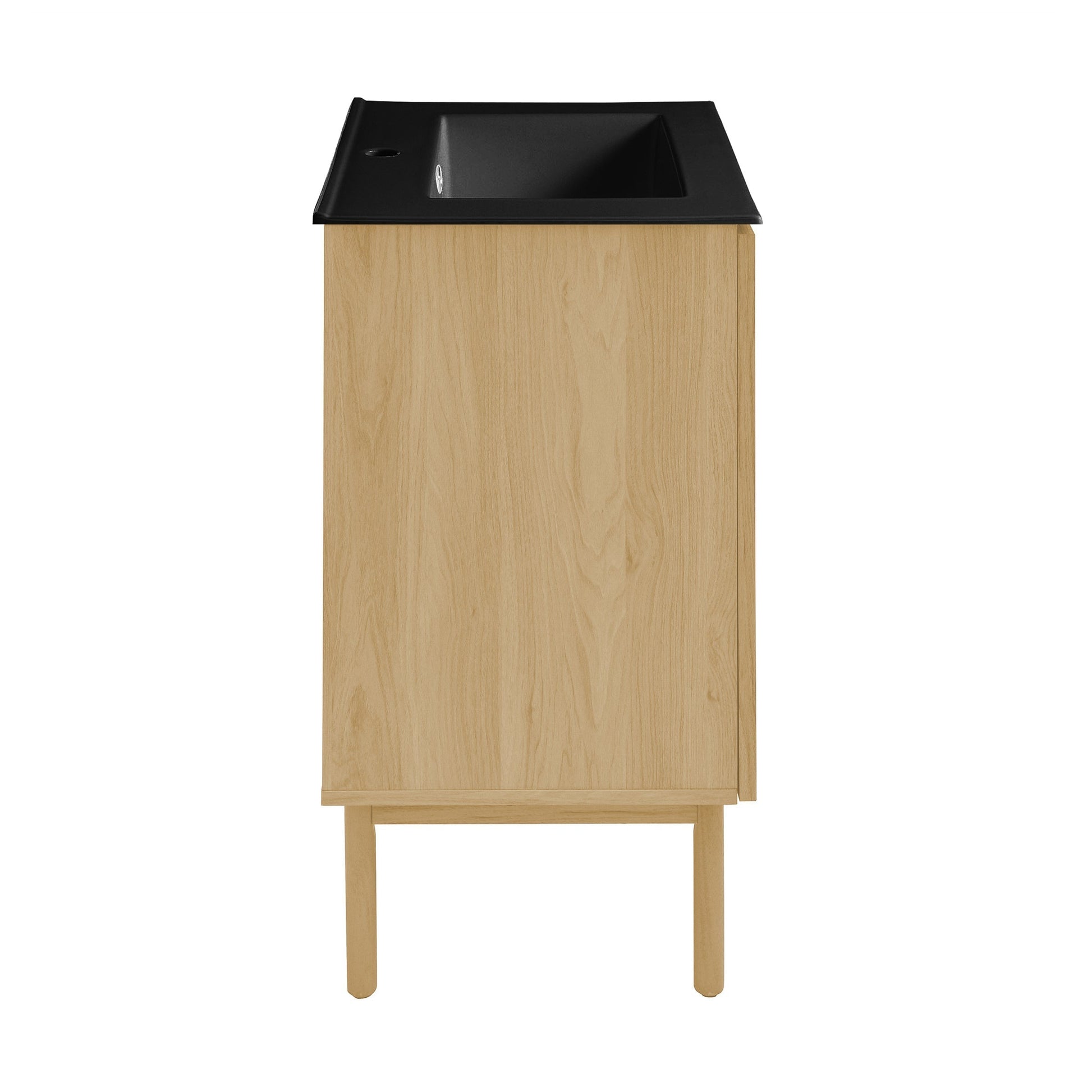 Natural Oak / Matte Black / 1-Hole