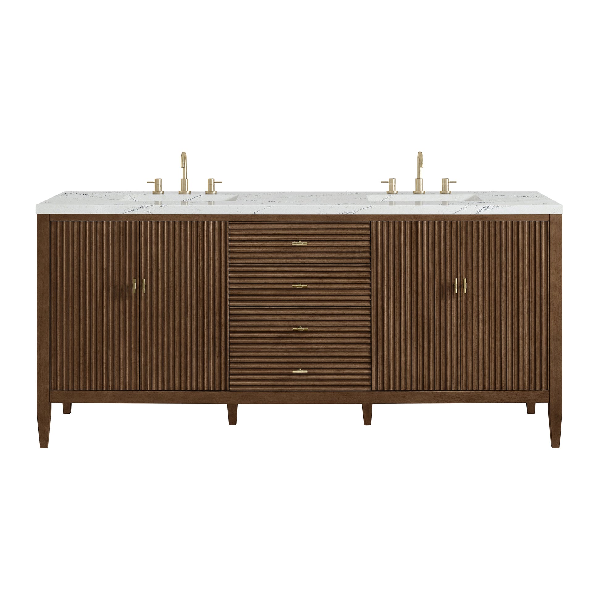 Mid-Century Walnut / Ethereal Noctis - 3 Faucet Holes