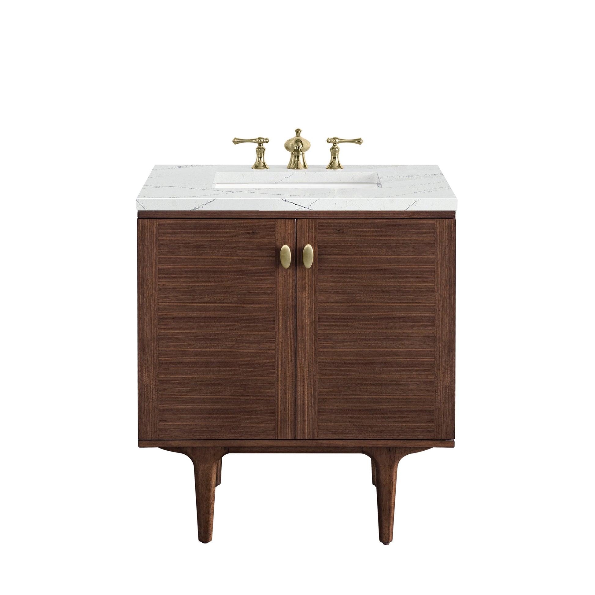 Mid-Century Walnut / Ethereal Noctis - 3 Faucet Holes