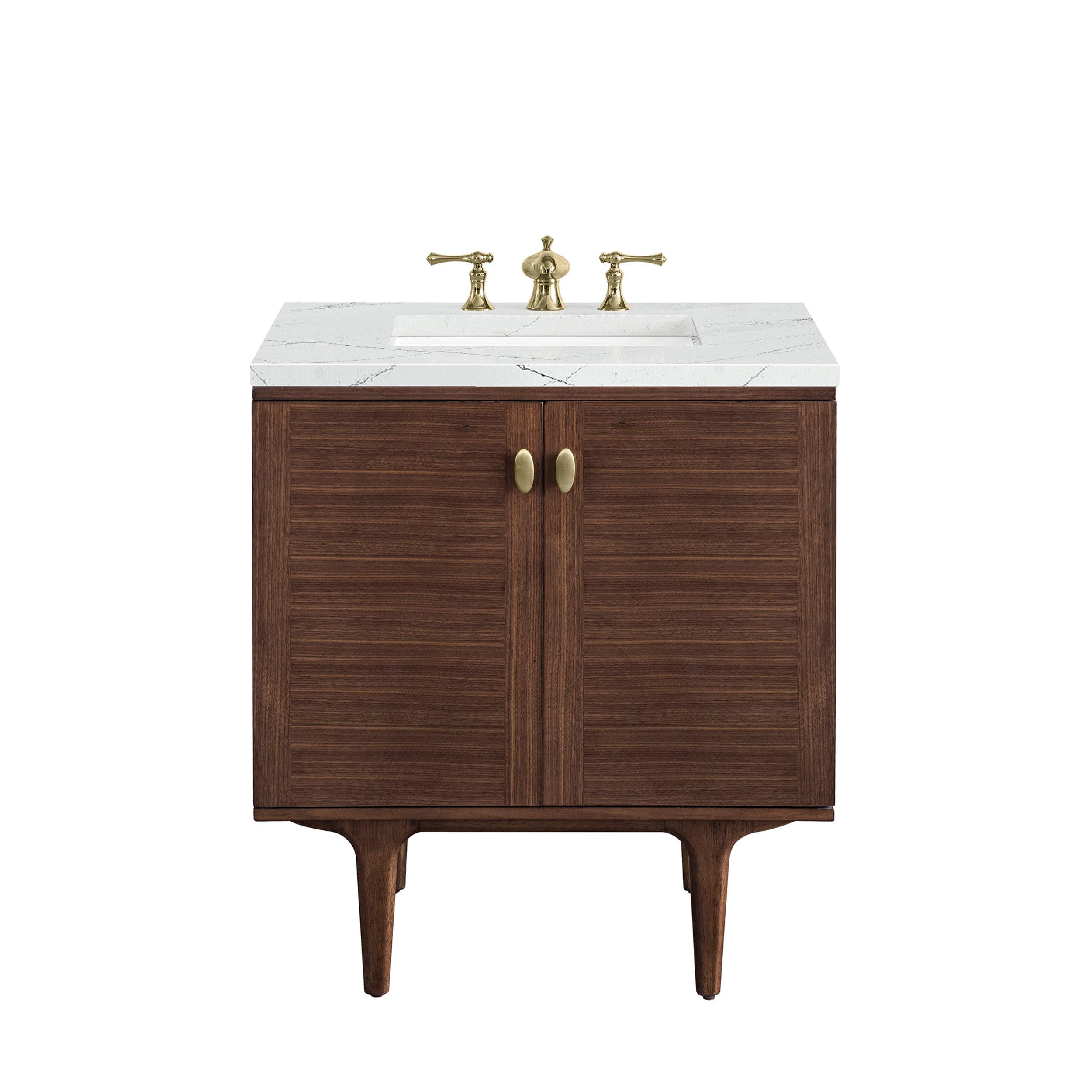 Mid-Century Walnut / Ethereal Noctis - 3 Faucet Holes