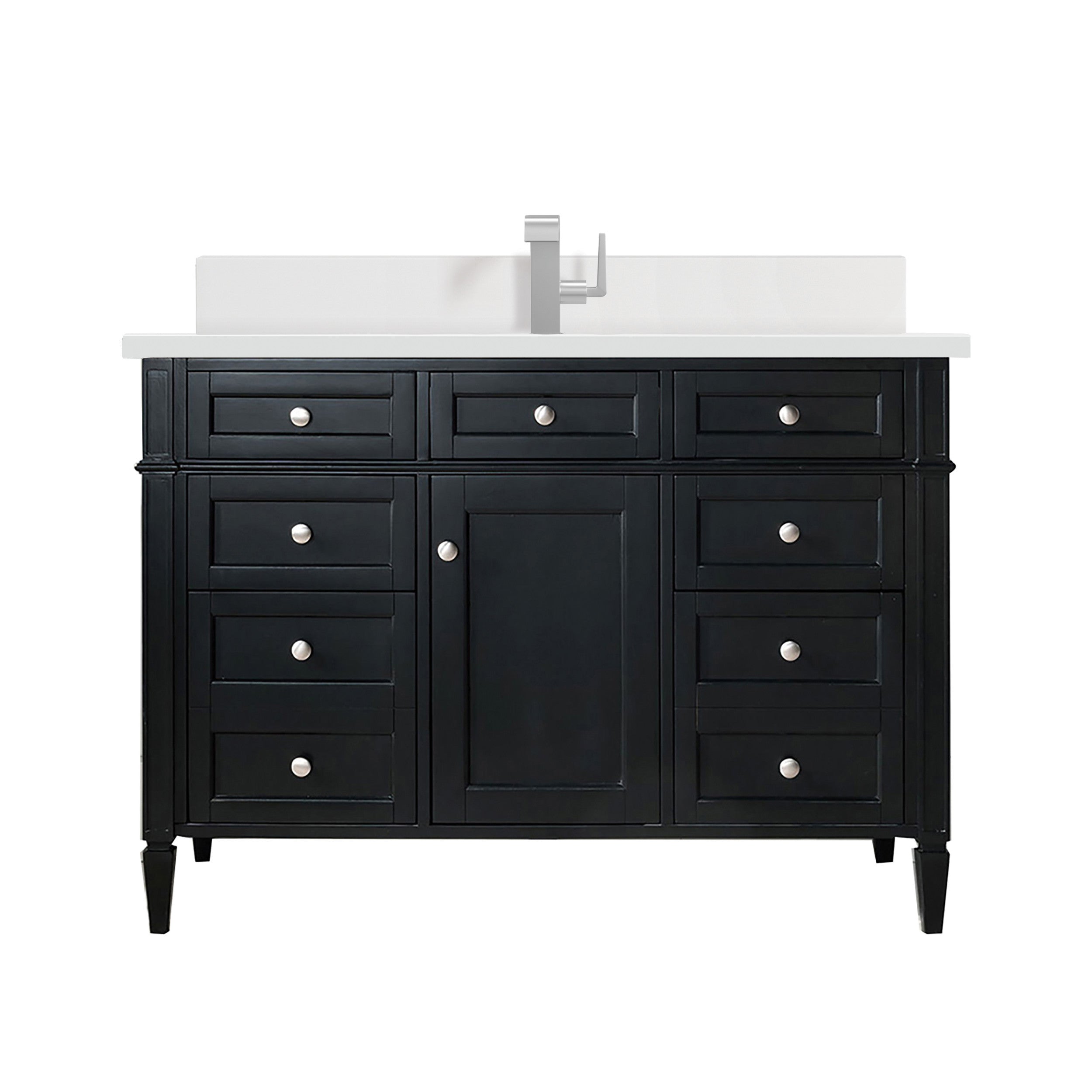 Black Onyx / White Zeus - 1 Faucet Hole