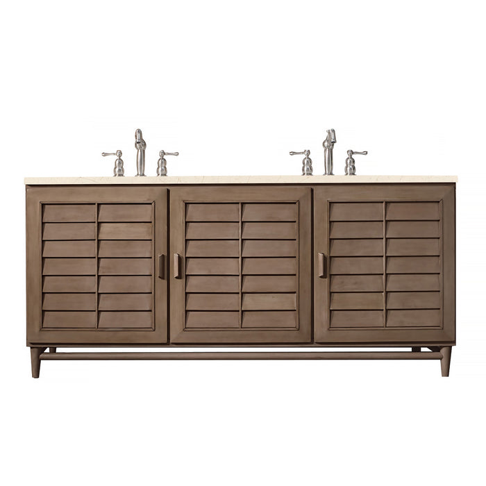 Whitewashed Walnut / Eternal Marfil - 3 Faucet Holes