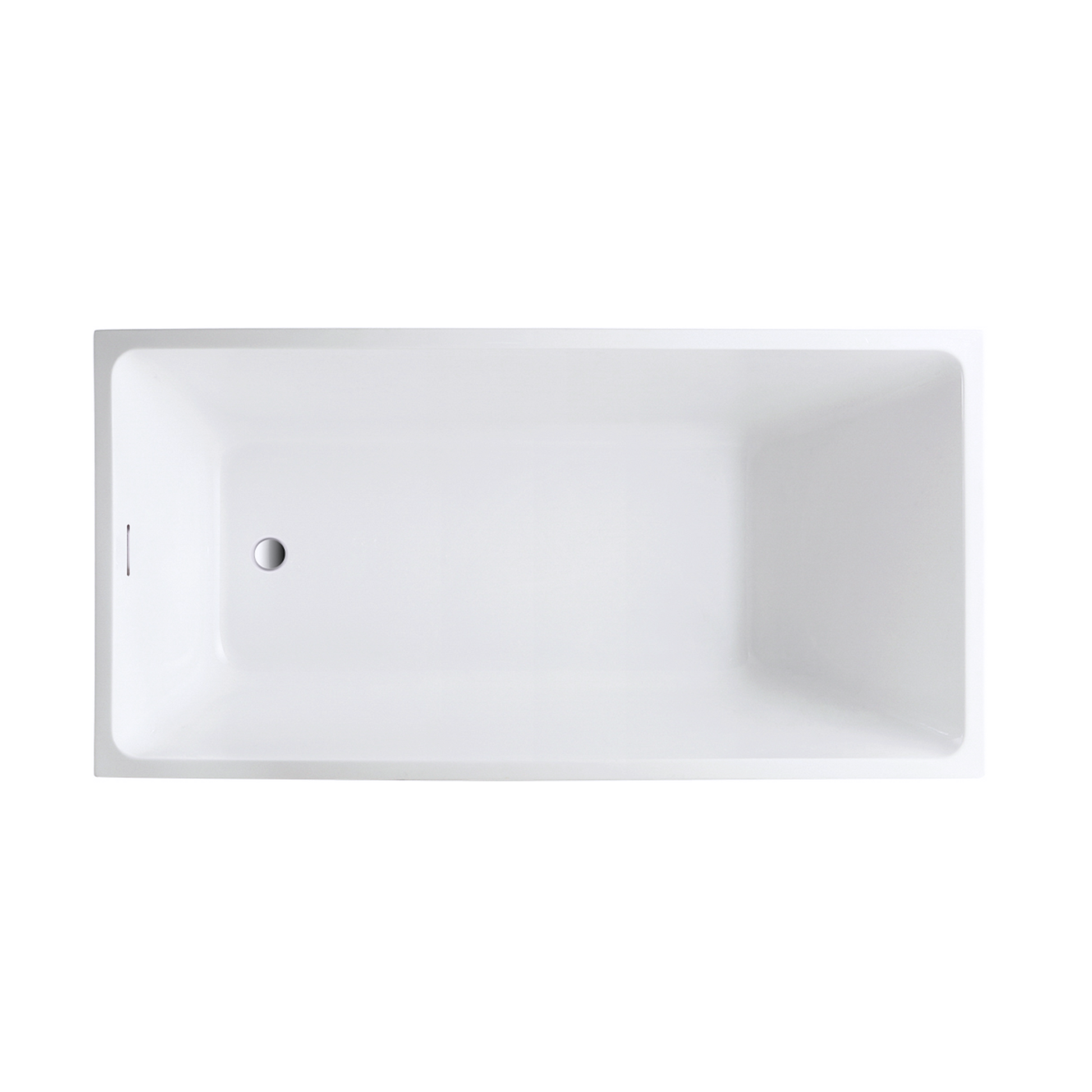 White / Integrated Overflow