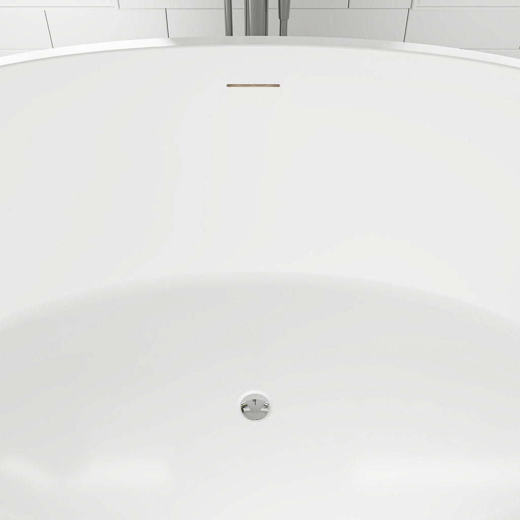 White / Integrated Overflow