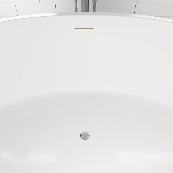 White / Integrated Overflow