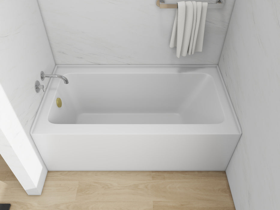 White / Titanium Gold / Left Drain
