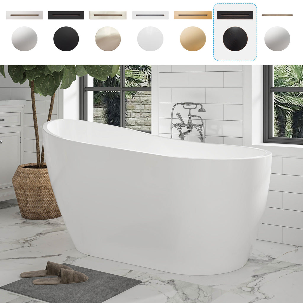 White / Oil Rubbed Bronze